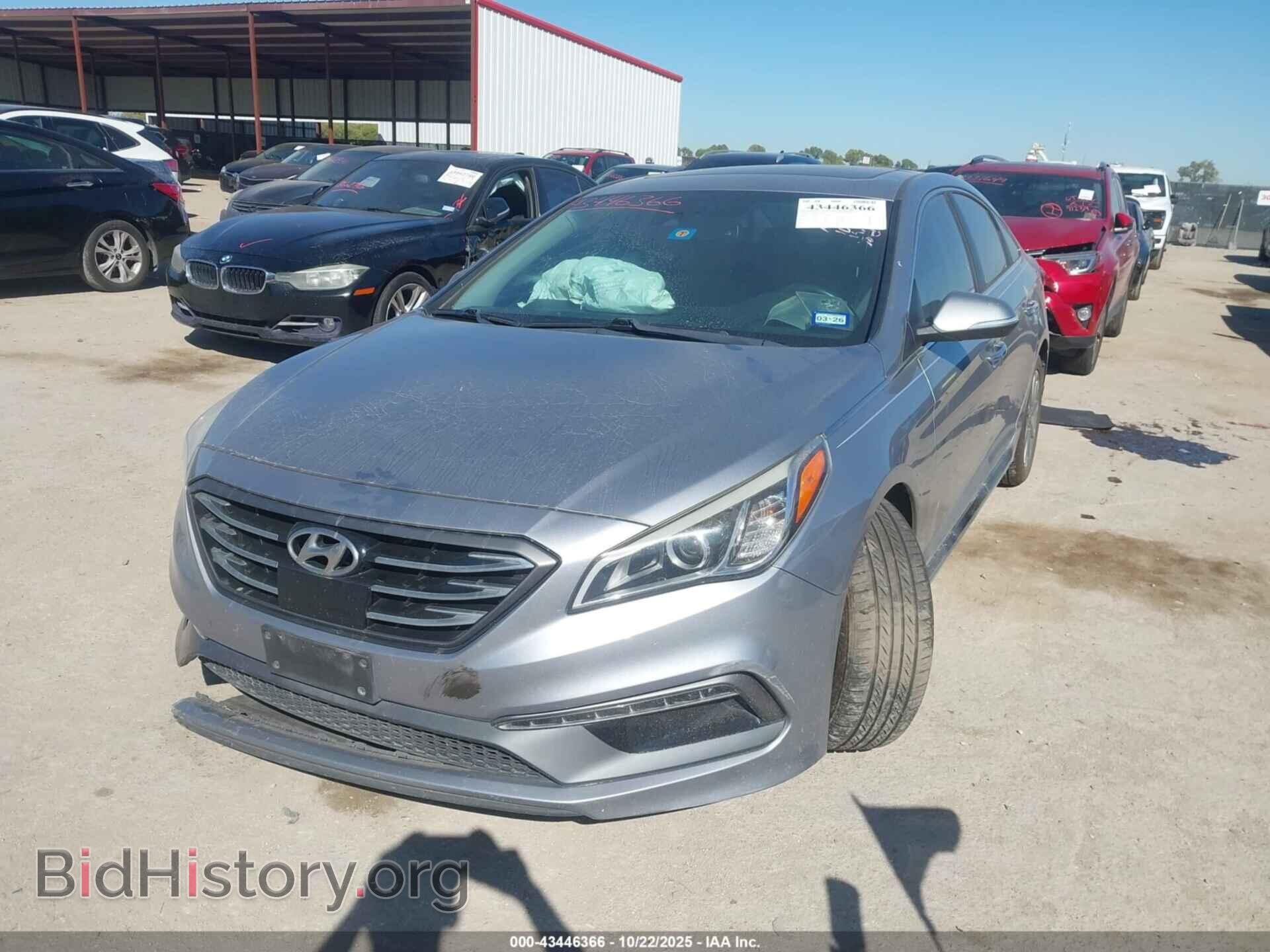 2017 HYUNDAI SONATA - VIN: 5NPE34AF8HH471237 - Фото 2