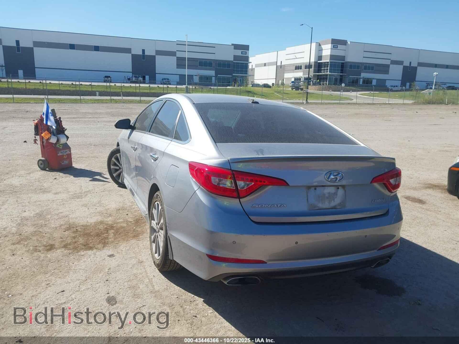 2017 HYUNDAI SONATA - VIN: 5NPE34AF8HH471237 - Фото 3