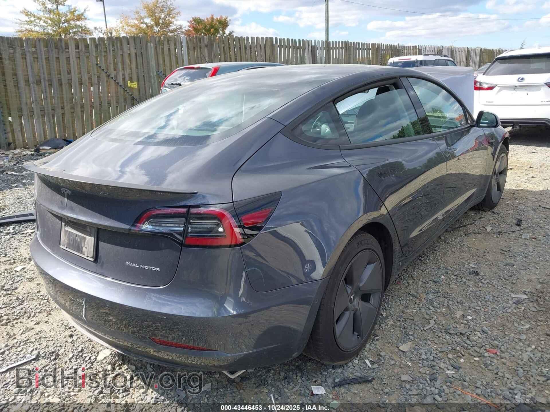 2022 TESLA MODEL 3 - VIN: 5YJ3E1EB7NF107960 - Фото 4