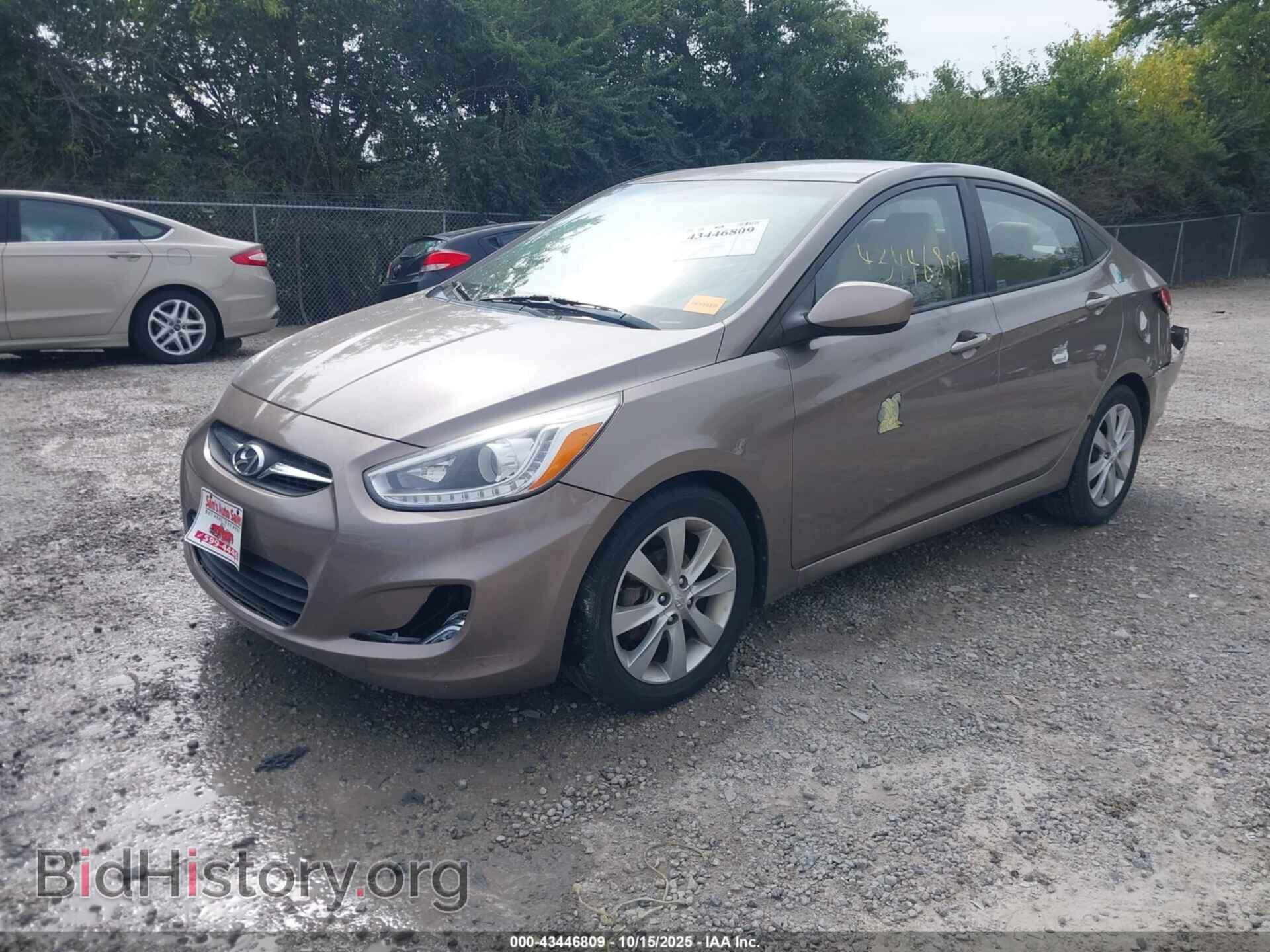 2014 HYUNDAI ACCENT - VIN: KMHCU4AE9EU717740 - Фото 2