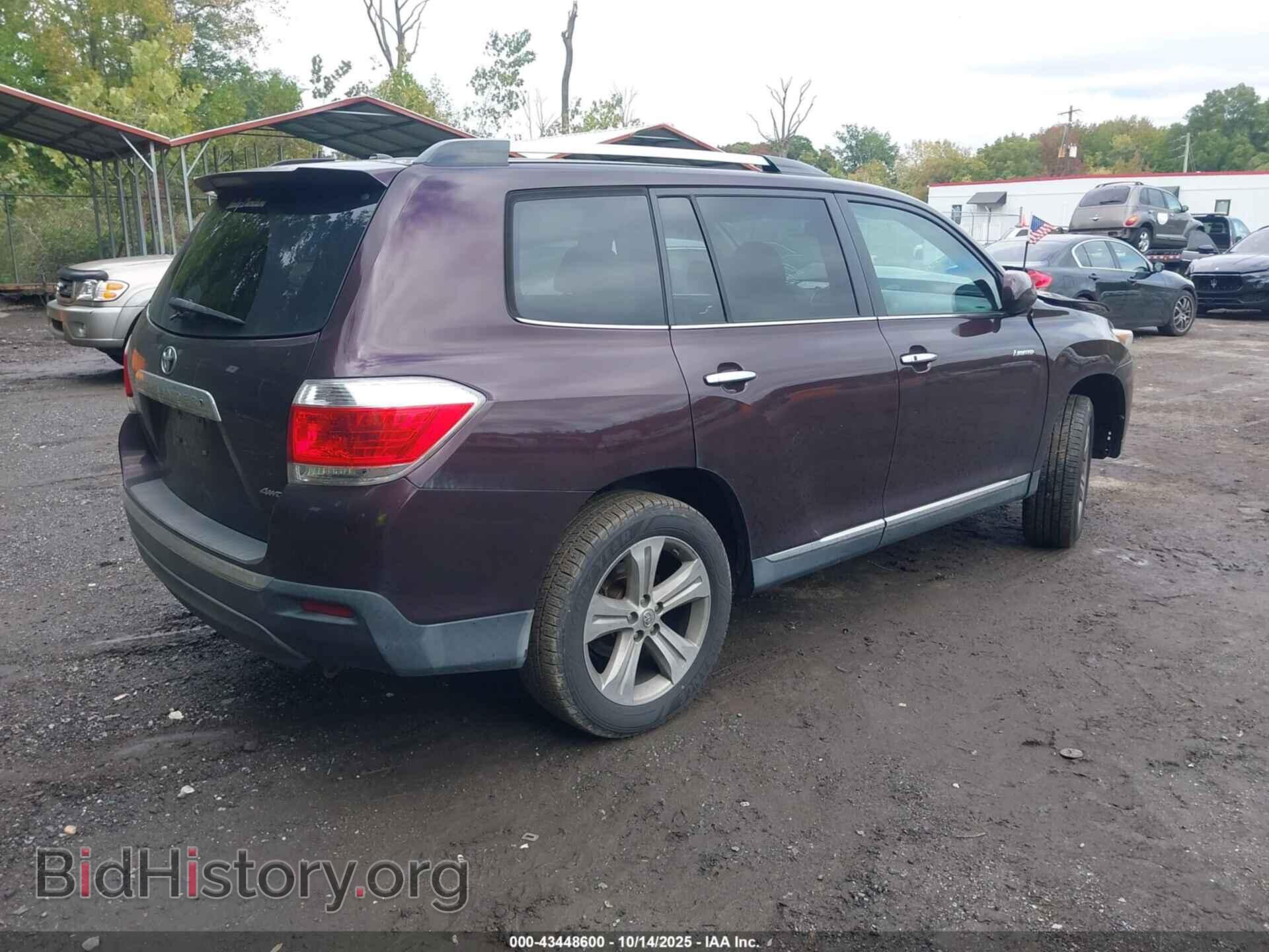 2013 TOYOTA HIGHLANDER - VIN: 5TDDK3EH8DS254571 - Фото 4