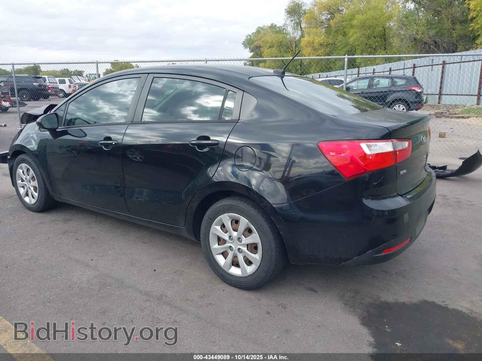 2014 KIA RIO - VIN: KNADM4A35E6364485 - Фото 3