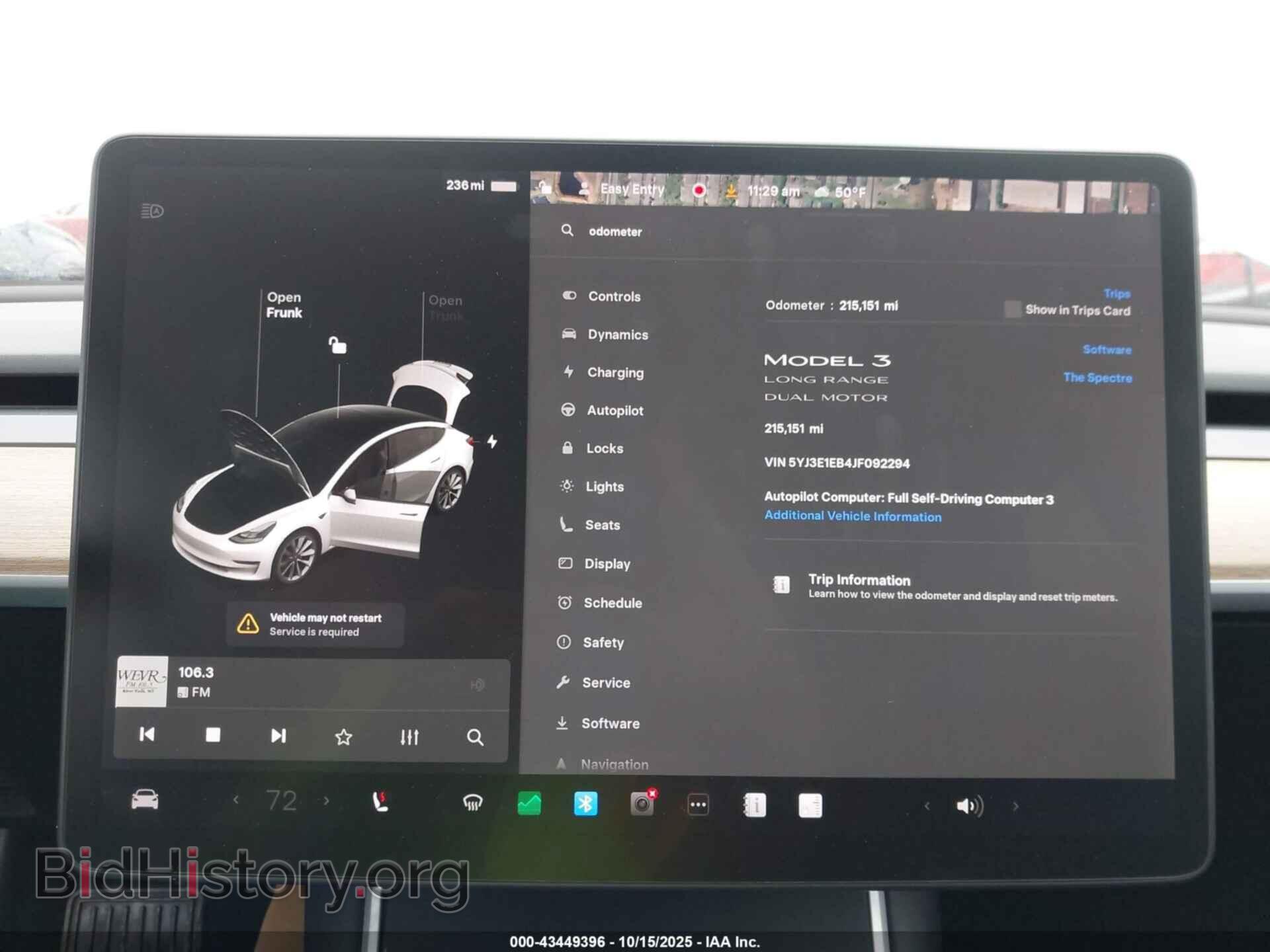 2018 TESLA MODEL 3 - VIN: 5YJ3E1EB4JF092294 - Фото 7