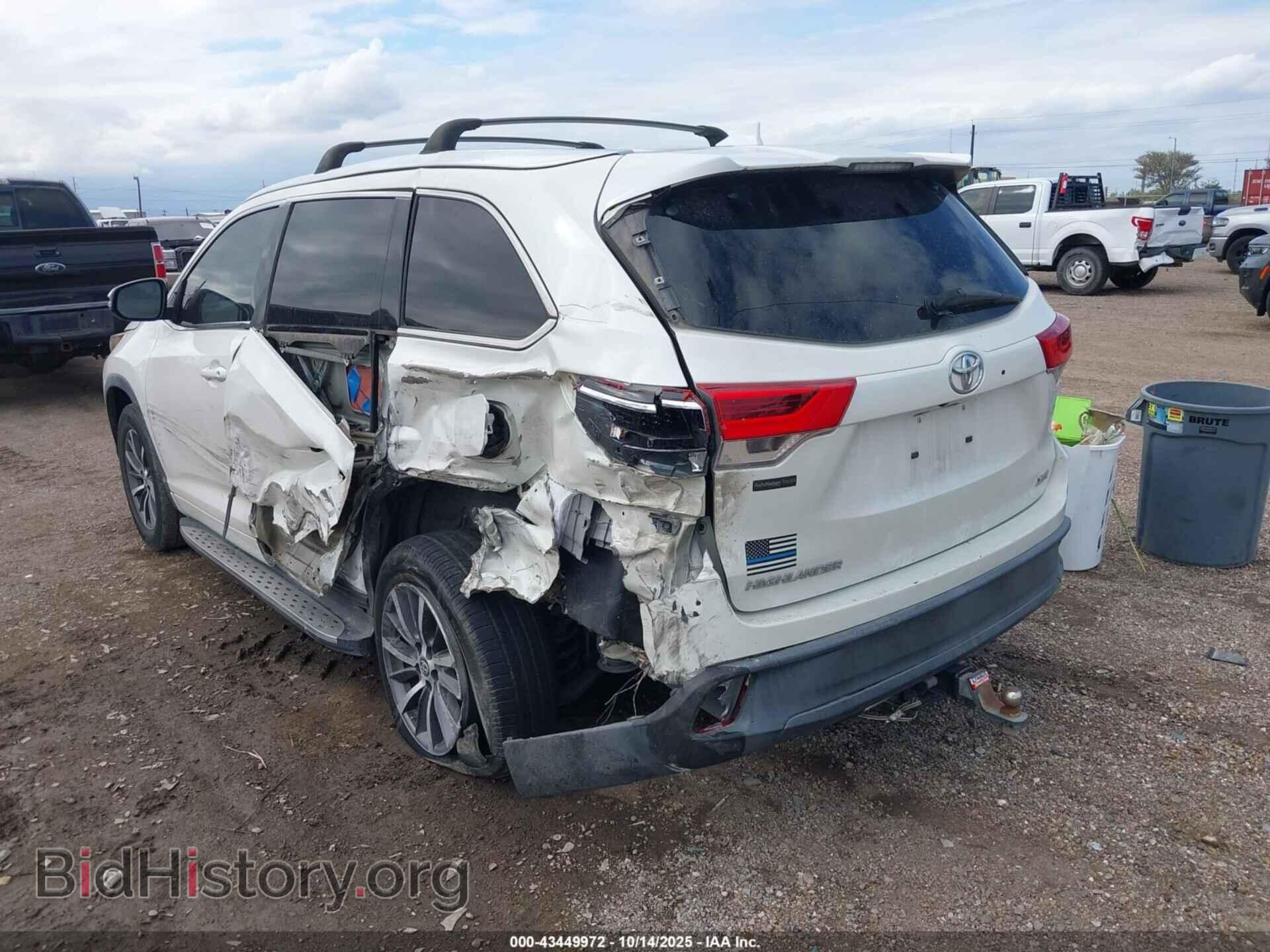 2017 TOYOTA HIGHLANDER - VIN: 5TDKZRFH0HS509613 - Фото 3