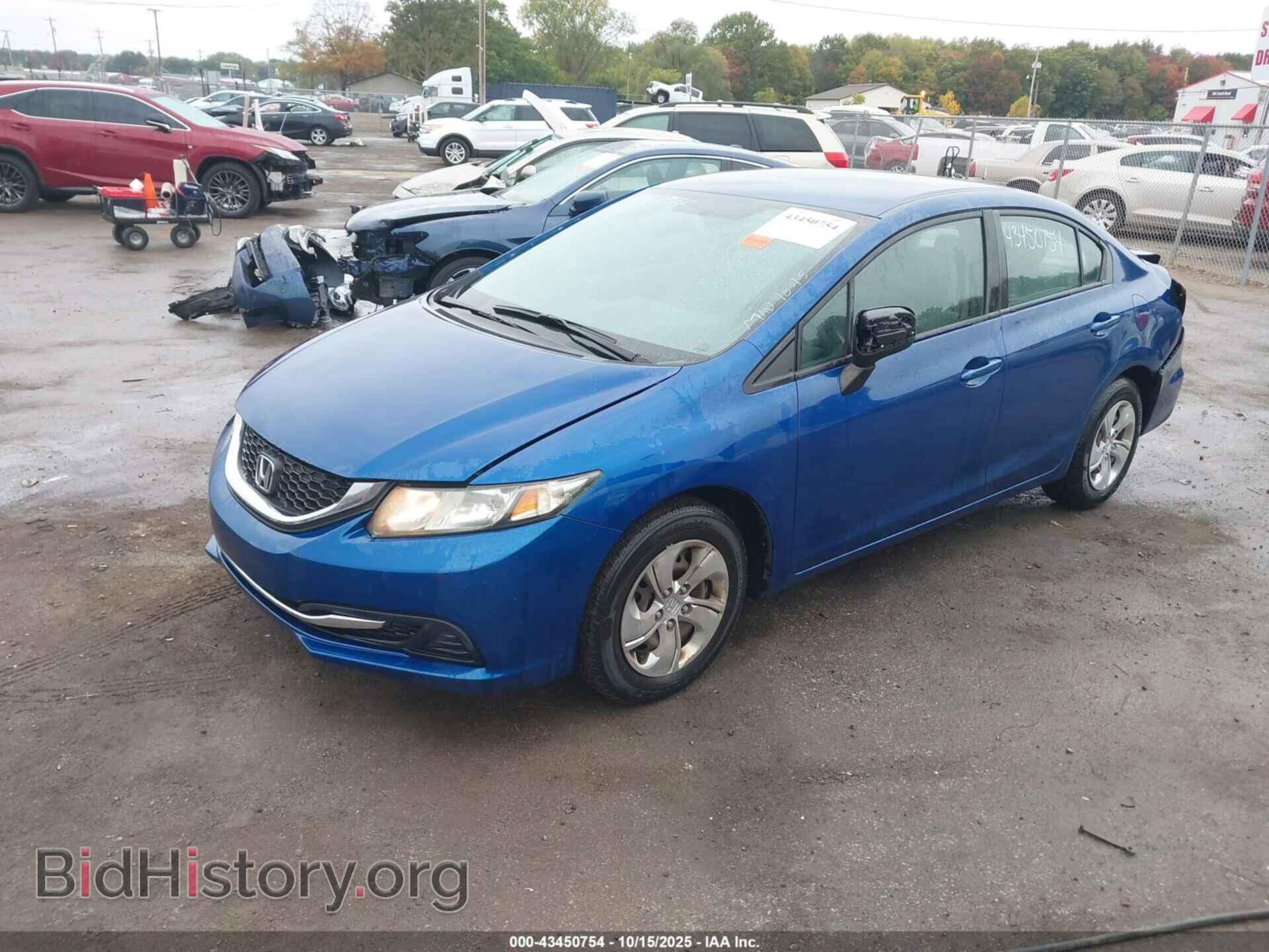 2014 HONDA CIVIC - VIN: 19XFB2F55EE006460 - Фото 2