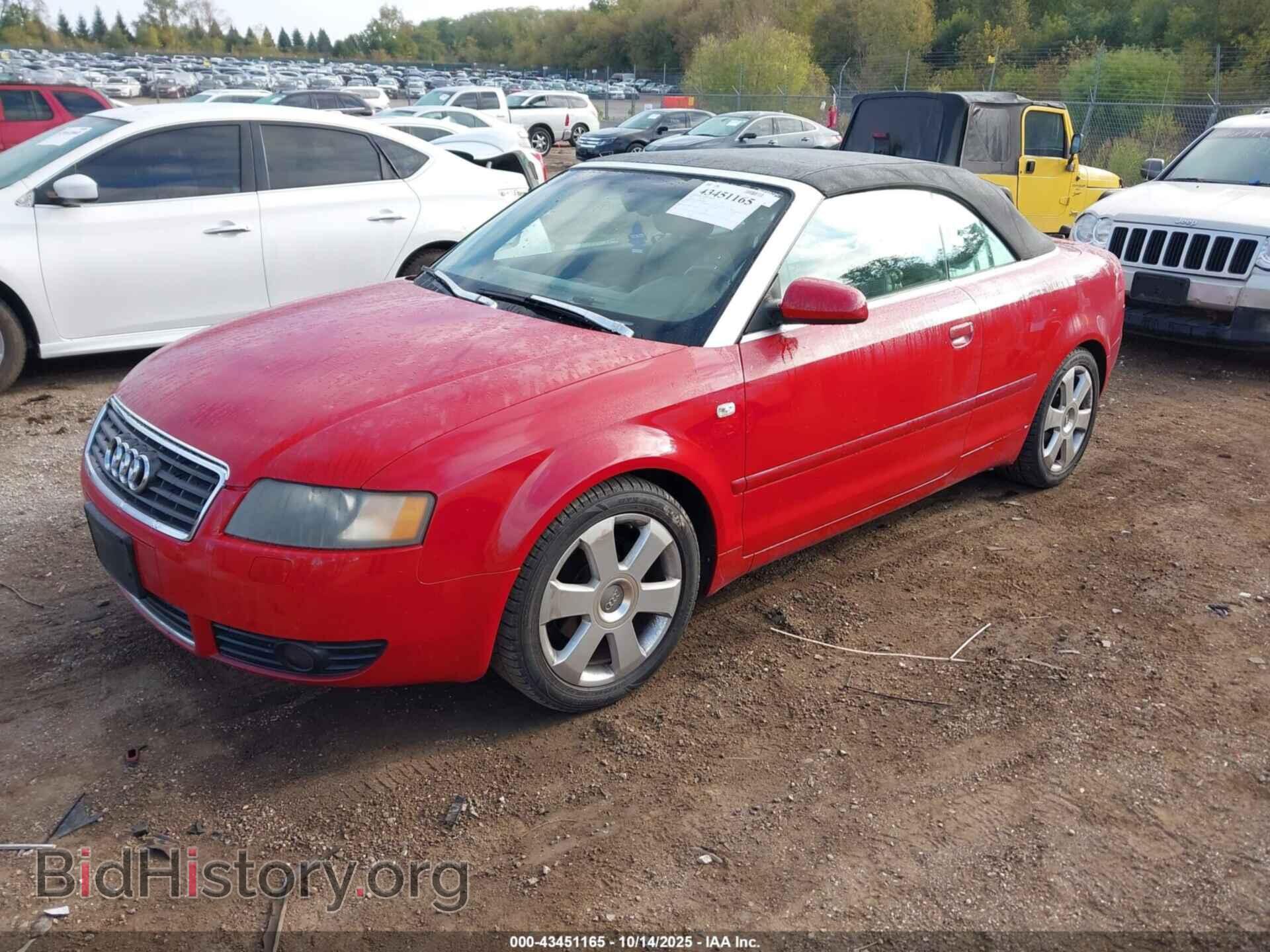 2005 AUDI A4 - VIN: WAUAC48H85K009874 - Фото 2
