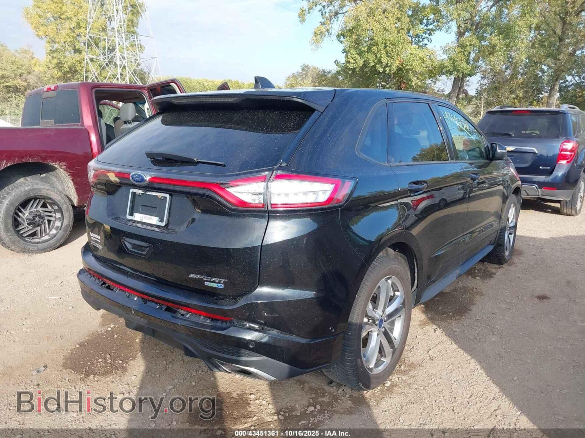 2015 FORD EDGE - VIN: 2FMTK4AP3FBB08450 - Фото 4