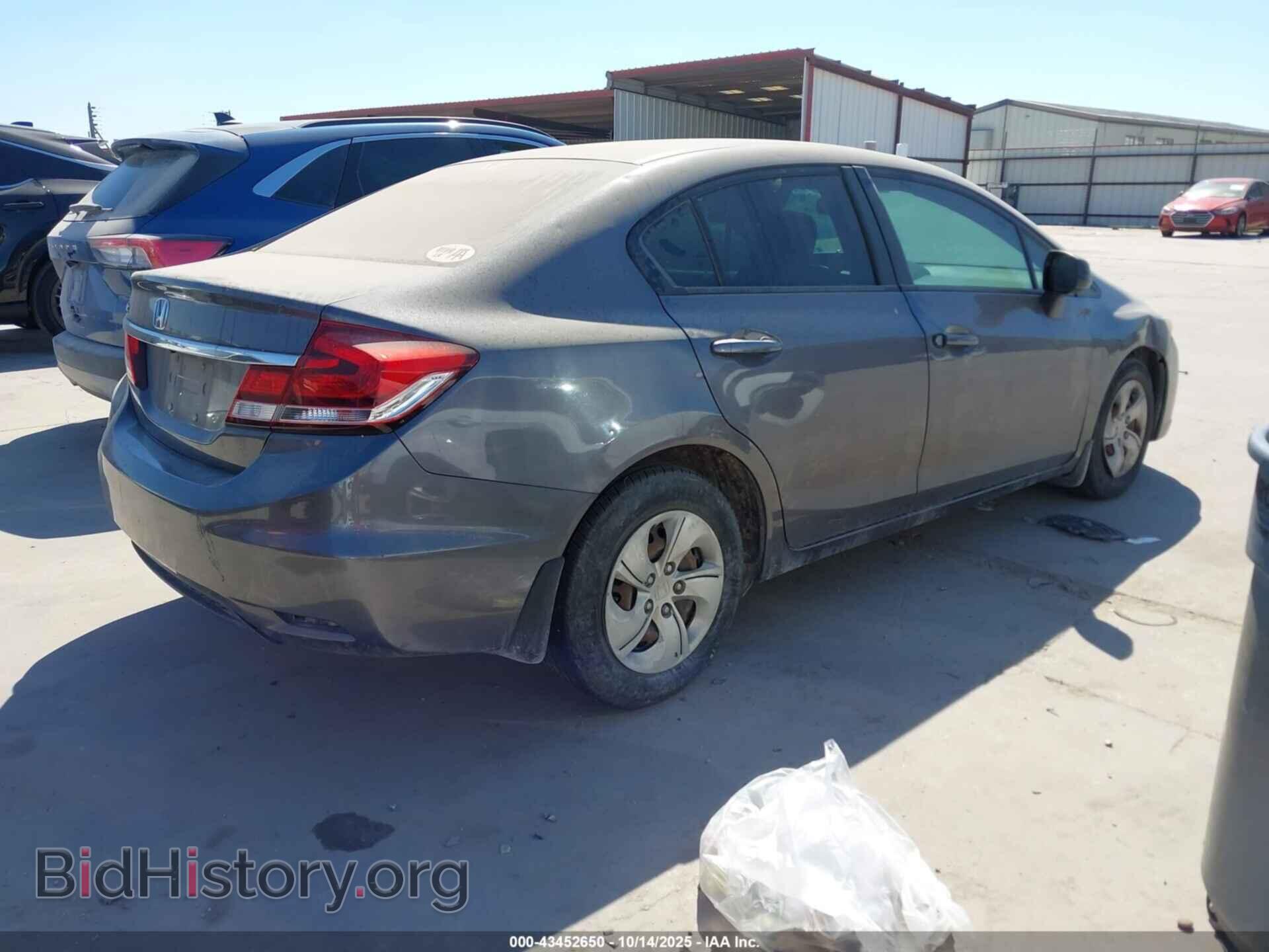 2014 HONDA CIVIC - VIN: 19XFB2F55EE000965 - Фото 4