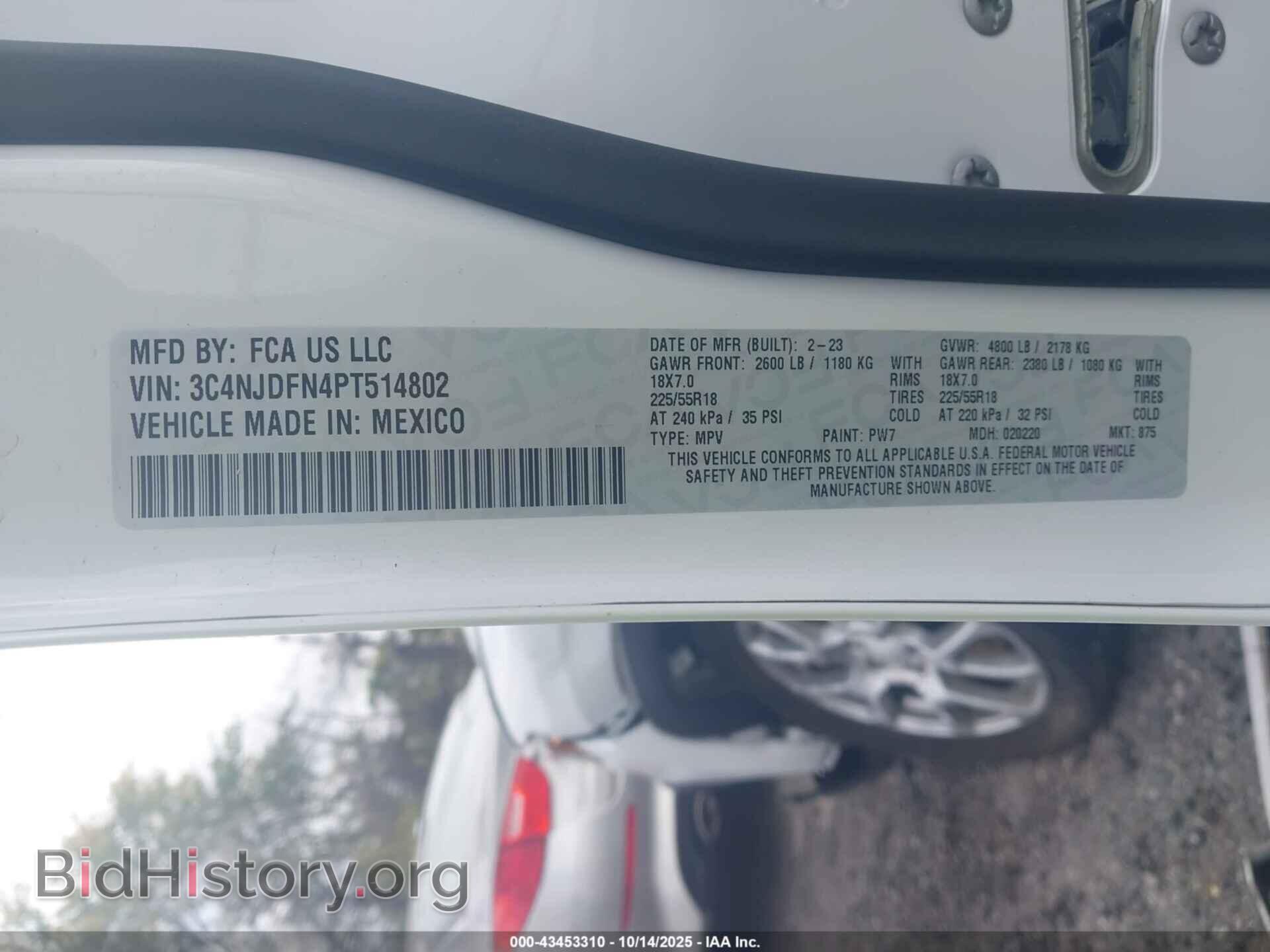 2023 JEEP COMPASS - VIN: 3C4NJDFN4PT514802 - Фото 9