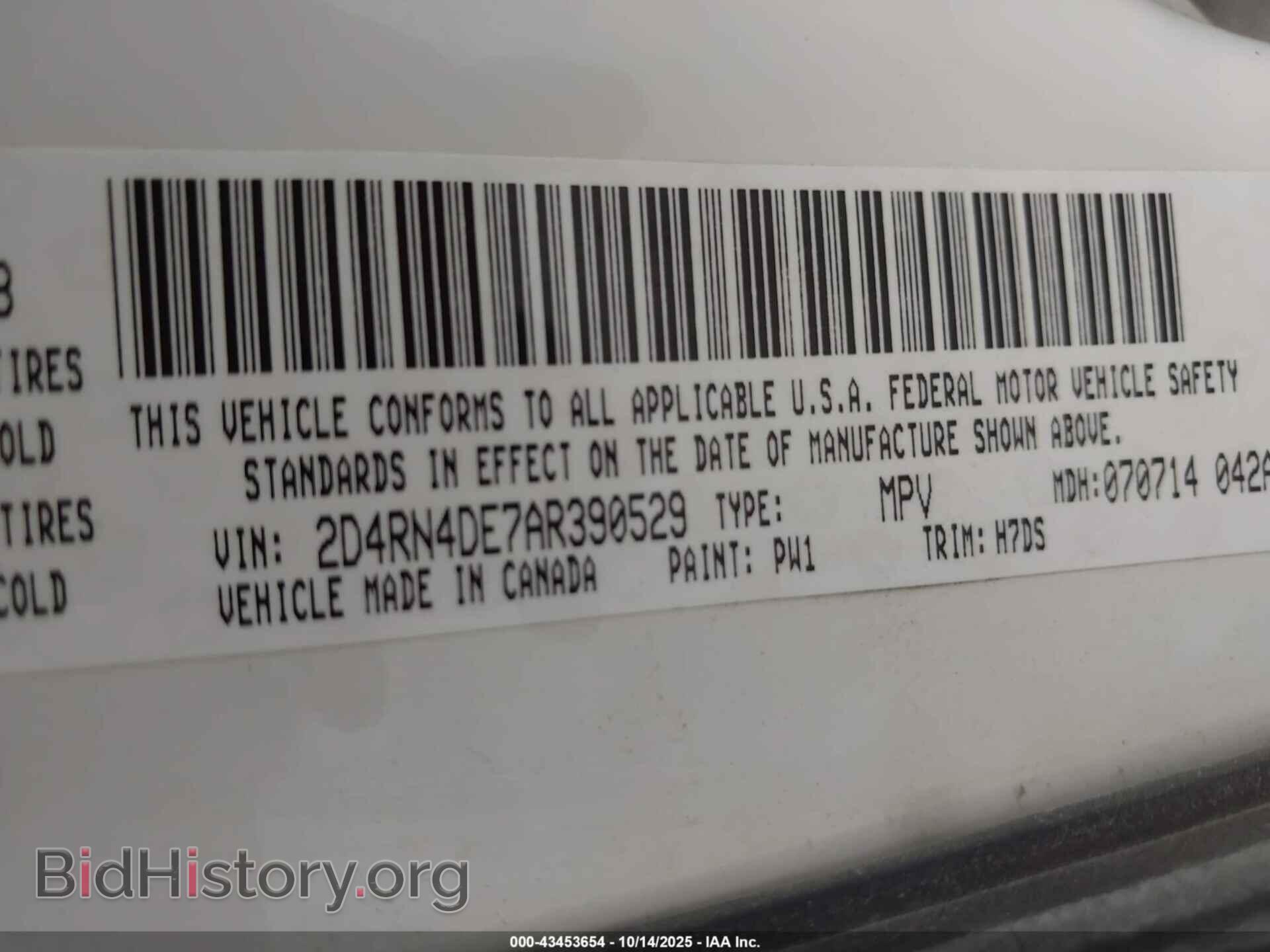 2010 DODGE GRAND CARAVAN - VIN: 2D4RN4DE7AR390529 - Фото 9