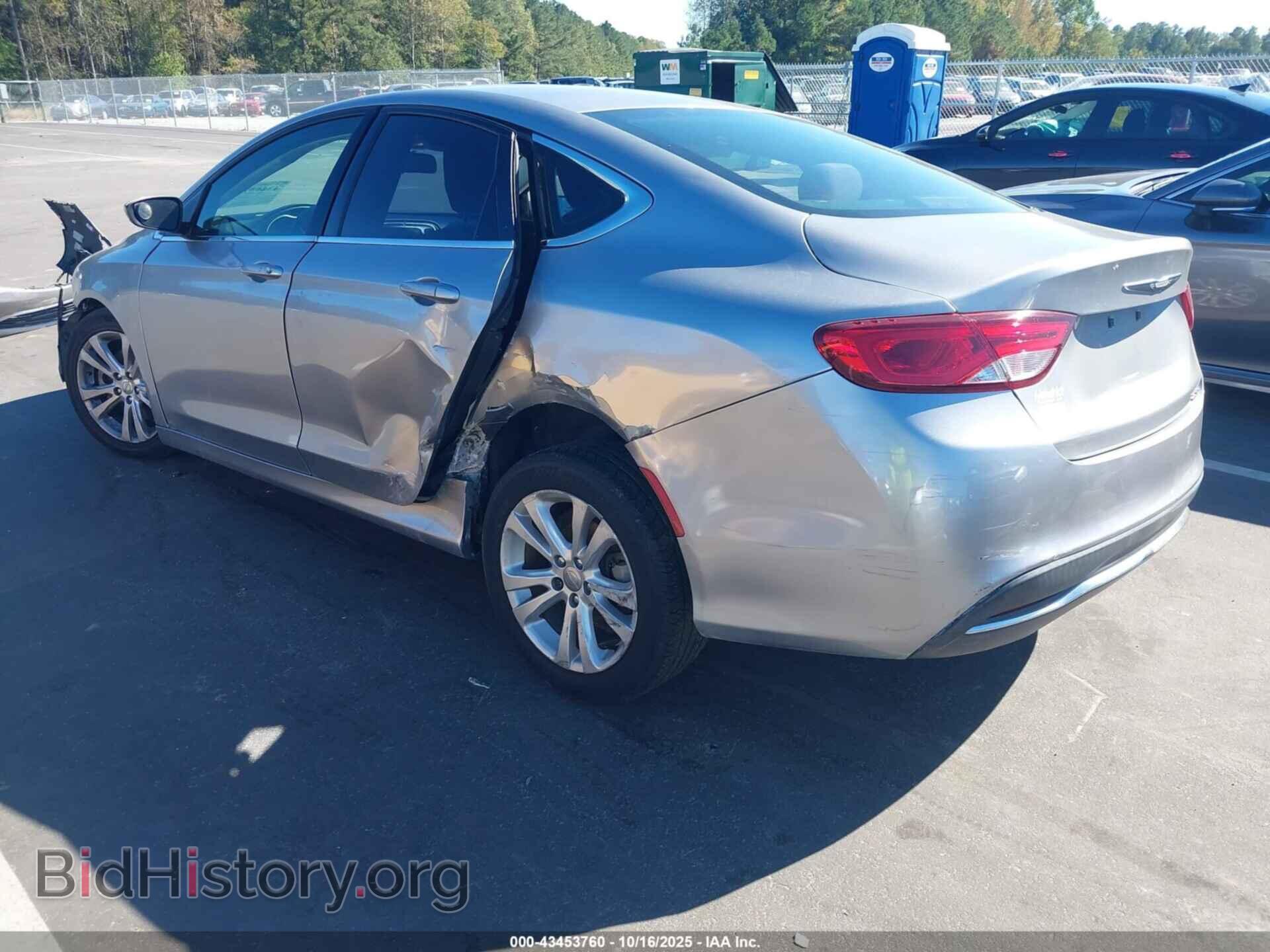 2015 CHRYSLER 200 - VIN: 1C3CCCABXFN652744 - Фото 3