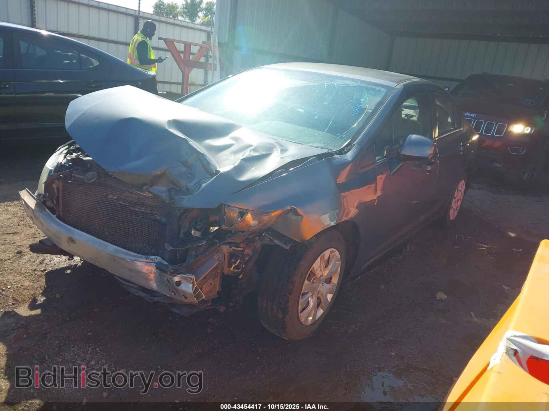 2012 HONDA CIVIC - VIN: 19XFB2F59CE045372 - Фото 2