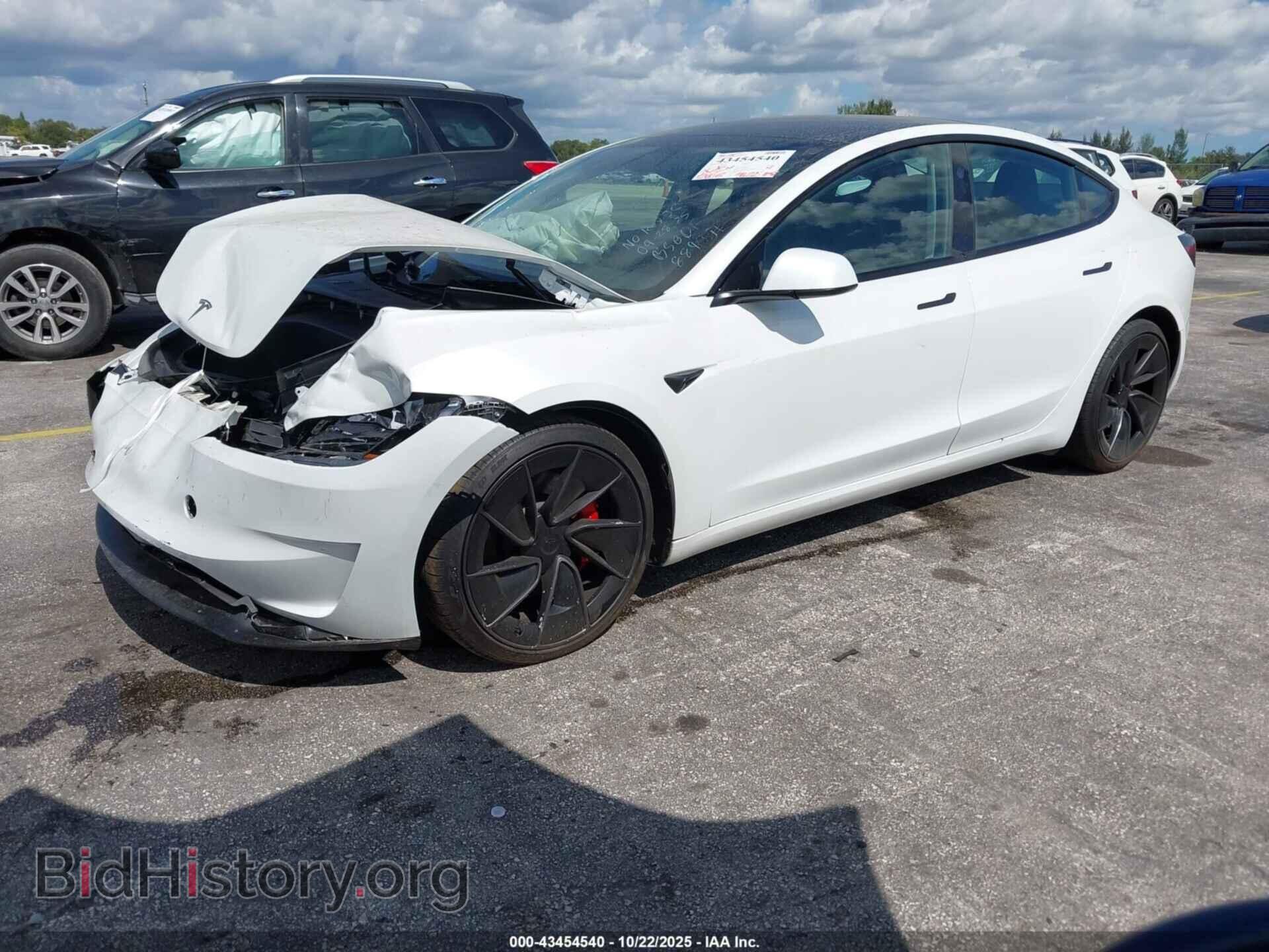 2024 TESLA MODEL 3 - VIN: 5YJ3E1ET3RF889091 - Фото 2