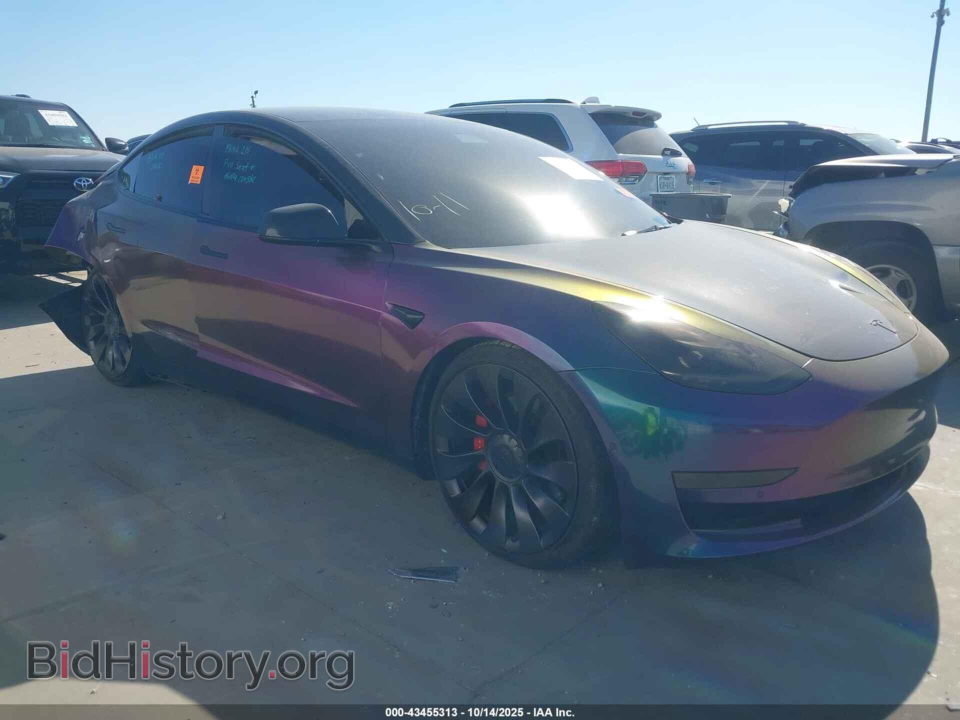 Photo 5YJ3E1EC1MF089141 - TESLA MODEL 3 2021