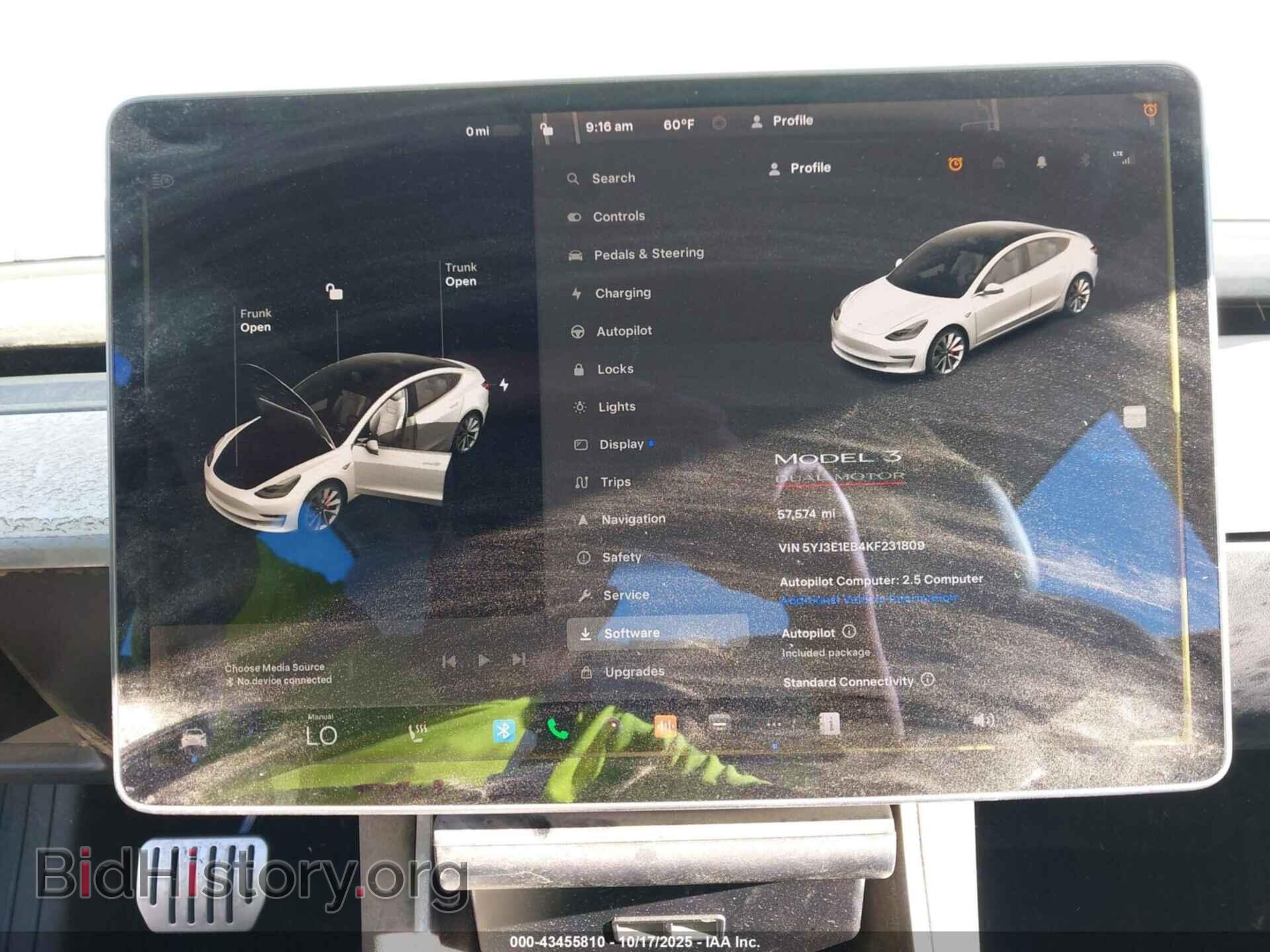 2019 TESLA MODEL 3 - VIN: 5YJ3E1EB4KF231809 - Фото 7