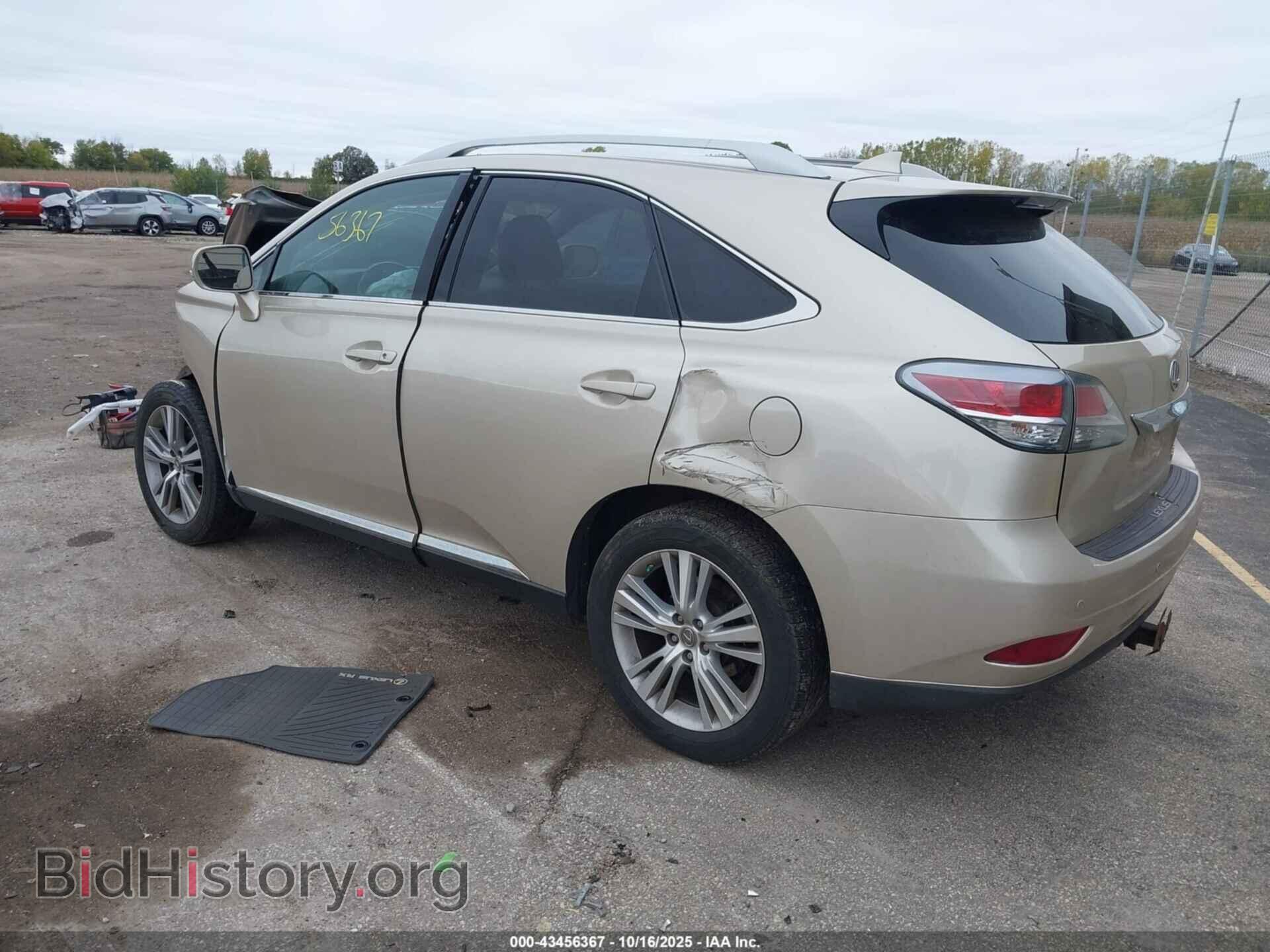 2015 LEXUS RX 350 - VIN: 2T2BK1BAXFC310875 - Фото 3