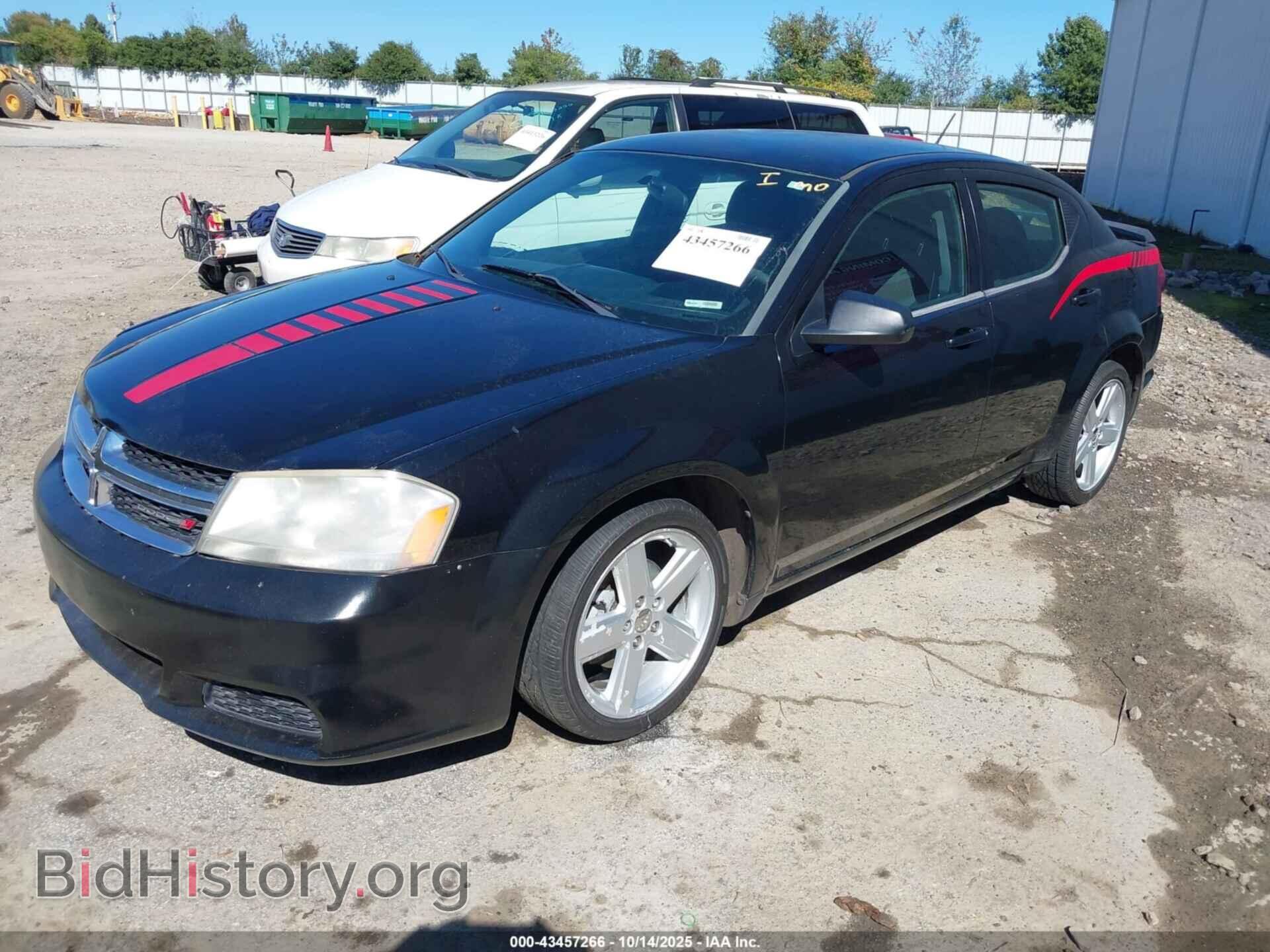 2013 DODGE AVENGER - VIN: 1C3CDZAB7DN662144 - Фото 2