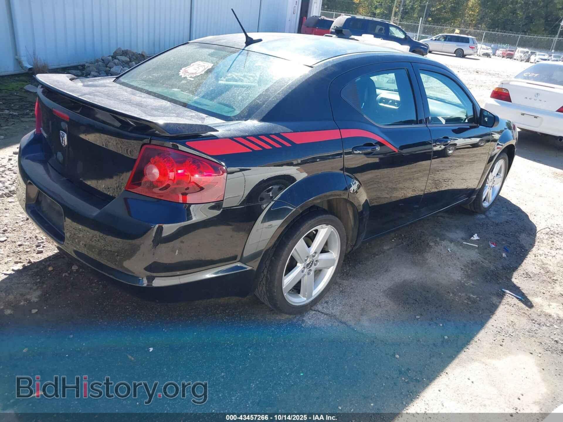2013 DODGE AVENGER - VIN: 1C3CDZAB7DN662144 - Фото 4
