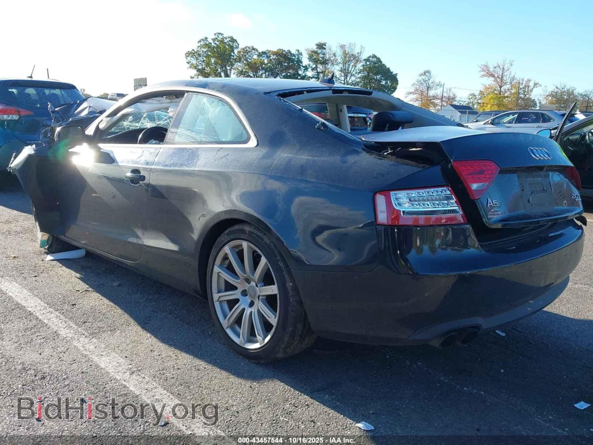 2012 AUDI A5 - VIN: WAULFAFR2CA016025 - Photo 3
