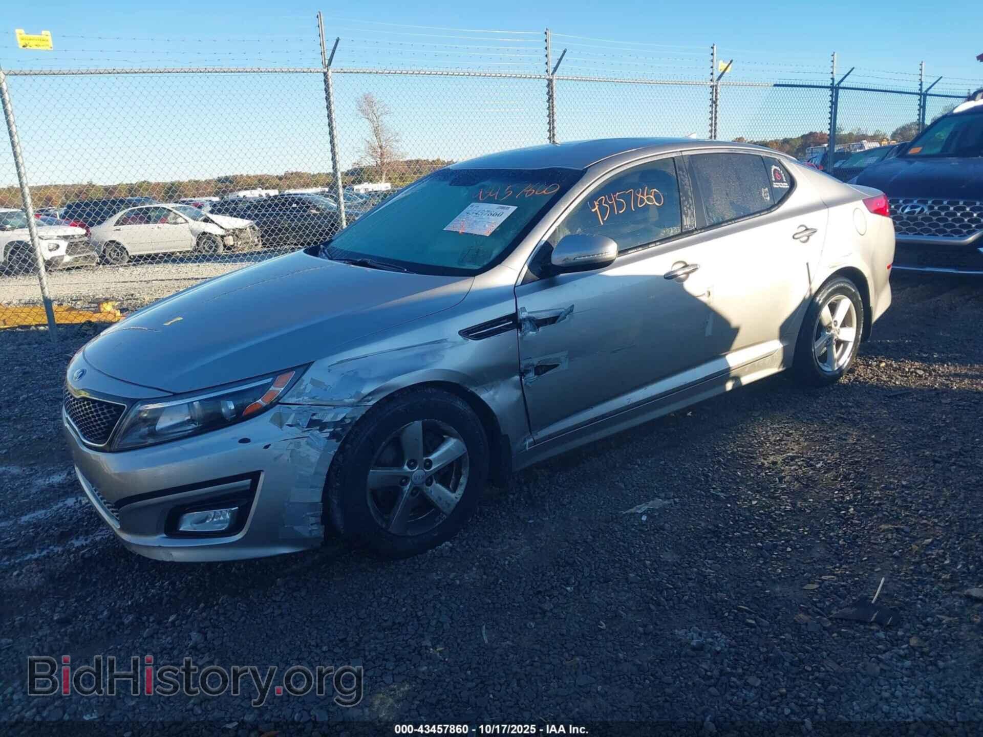 2015 KIA OPTIMA - VIN: KNAGM4A71F5584066 - Photo 2