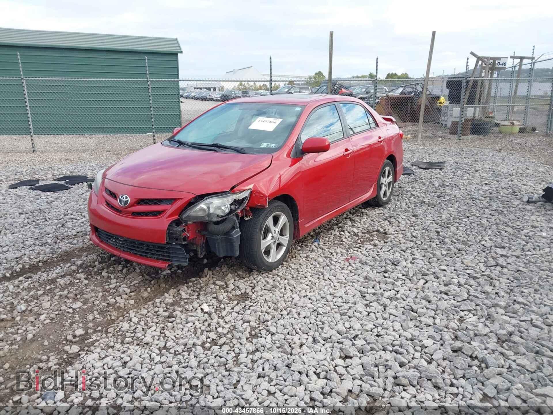 2012 TOYOTA COROLLA - VIN: 2T1BU4EE9CC869876 - Фото 2