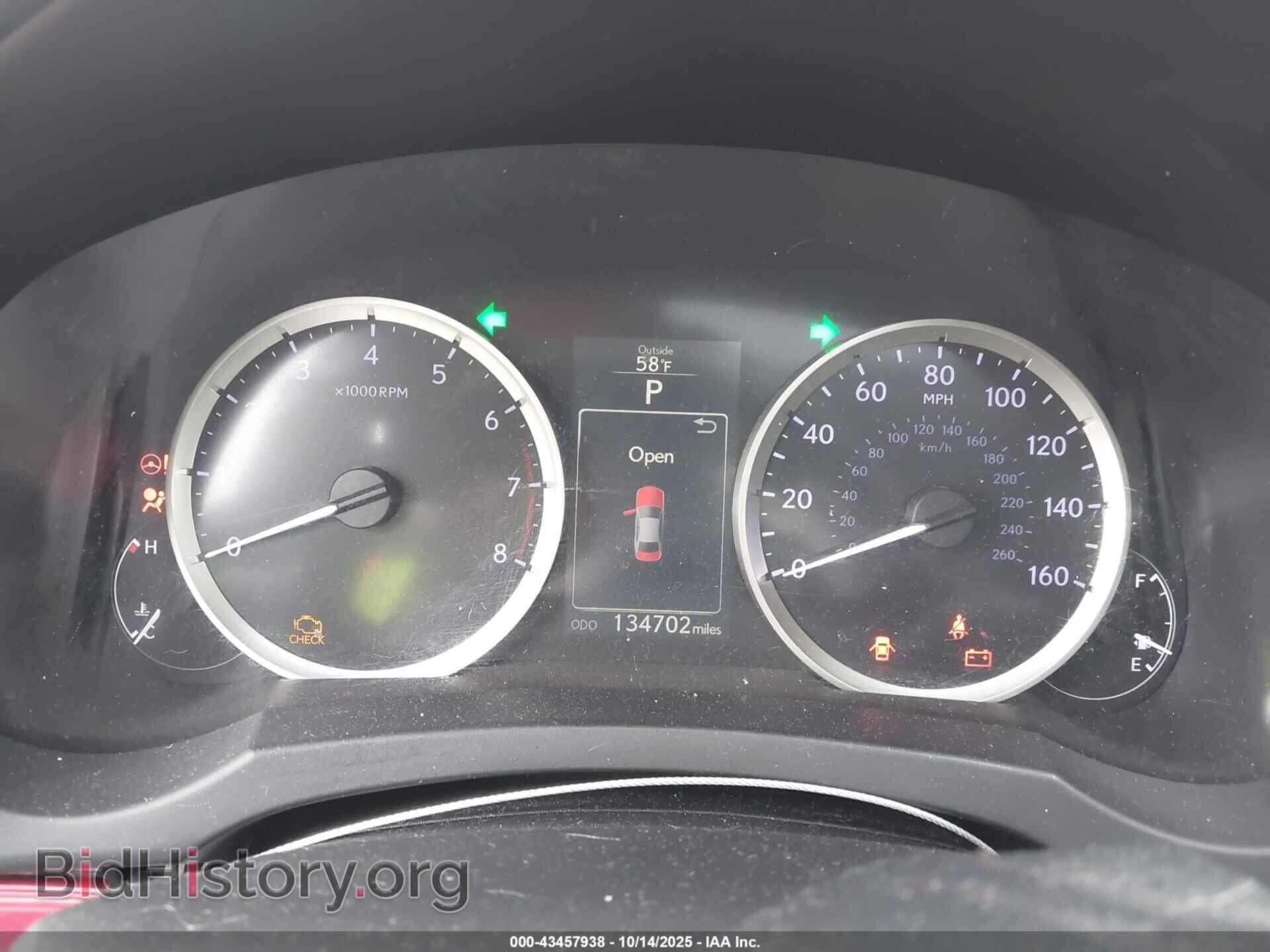 2014 LEXUS IS 250 - VIN: JTHBF1D26E5030735 - Фото 7