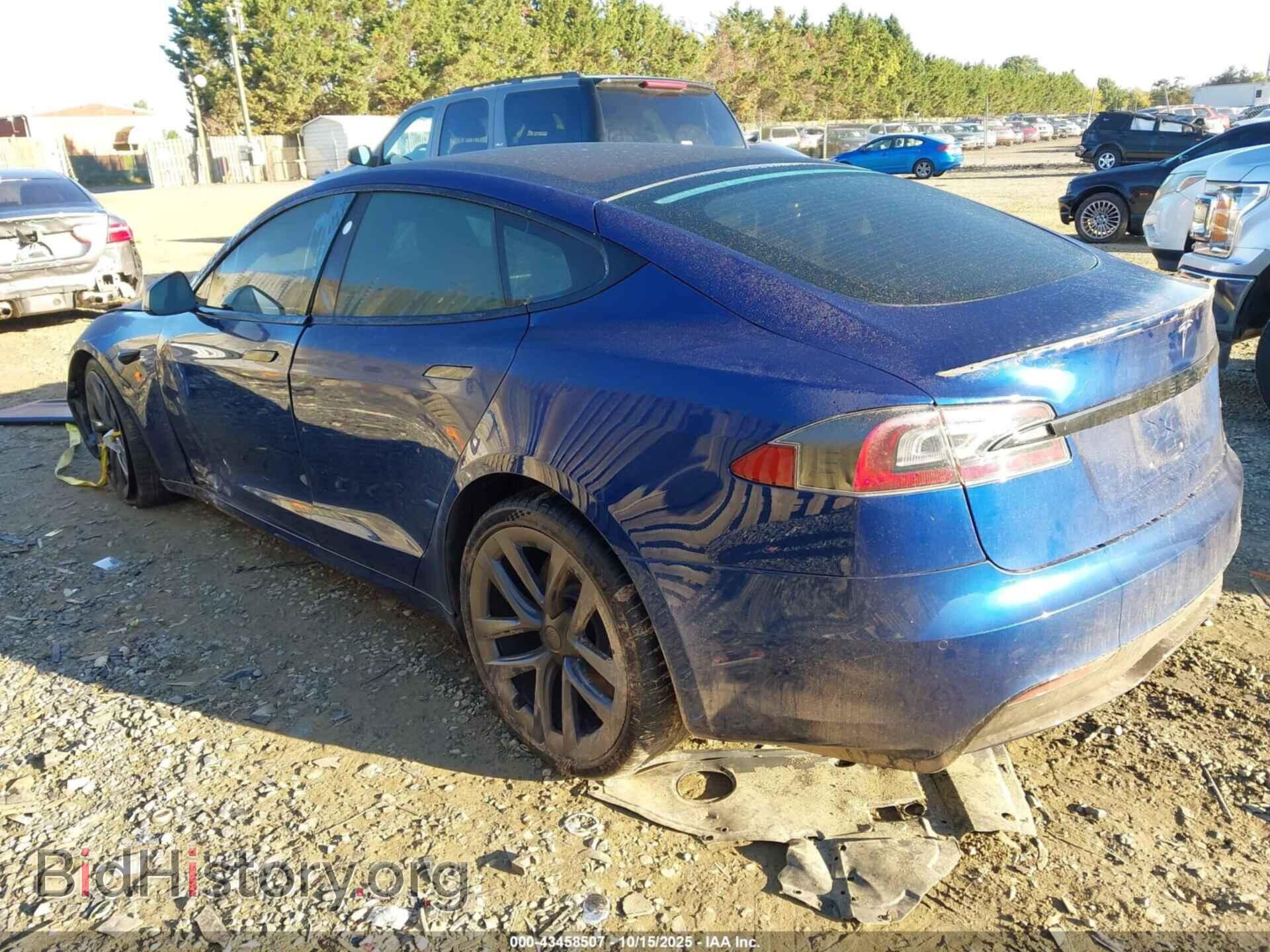 2021 TESLA MODEL S - VIN: 5YJSA1E68MF452567 - Фото 3