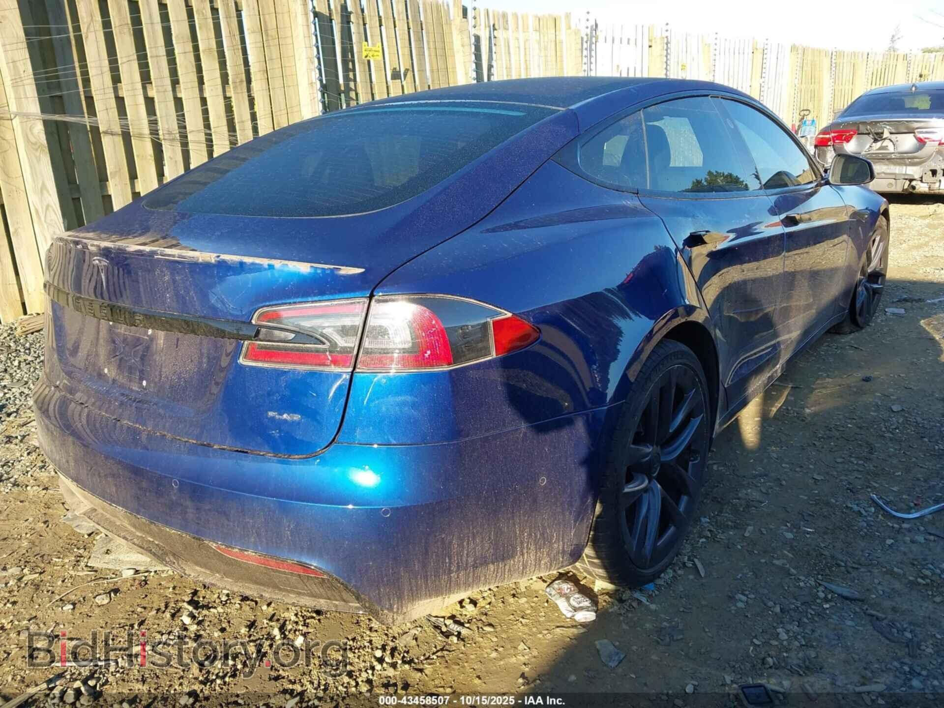 2021 TESLA MODEL S - VIN: 5YJSA1E68MF452567 - Фото 4