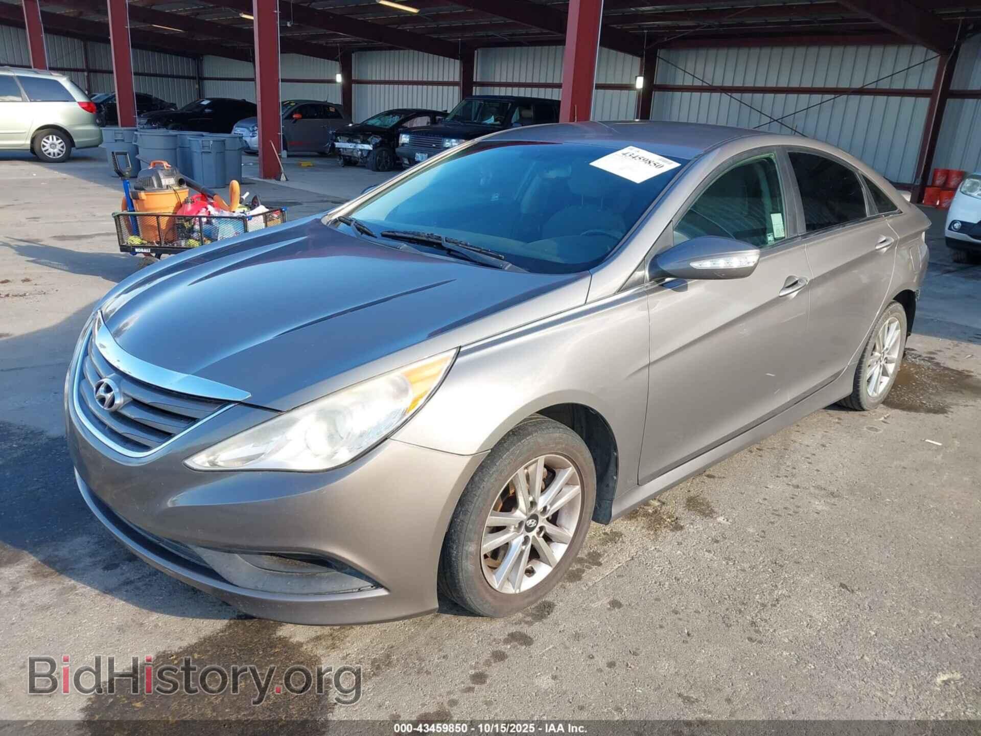 2014 HYUNDAI SONATA - VIN: 5NPEB4AC5EH883443 - Фото 2