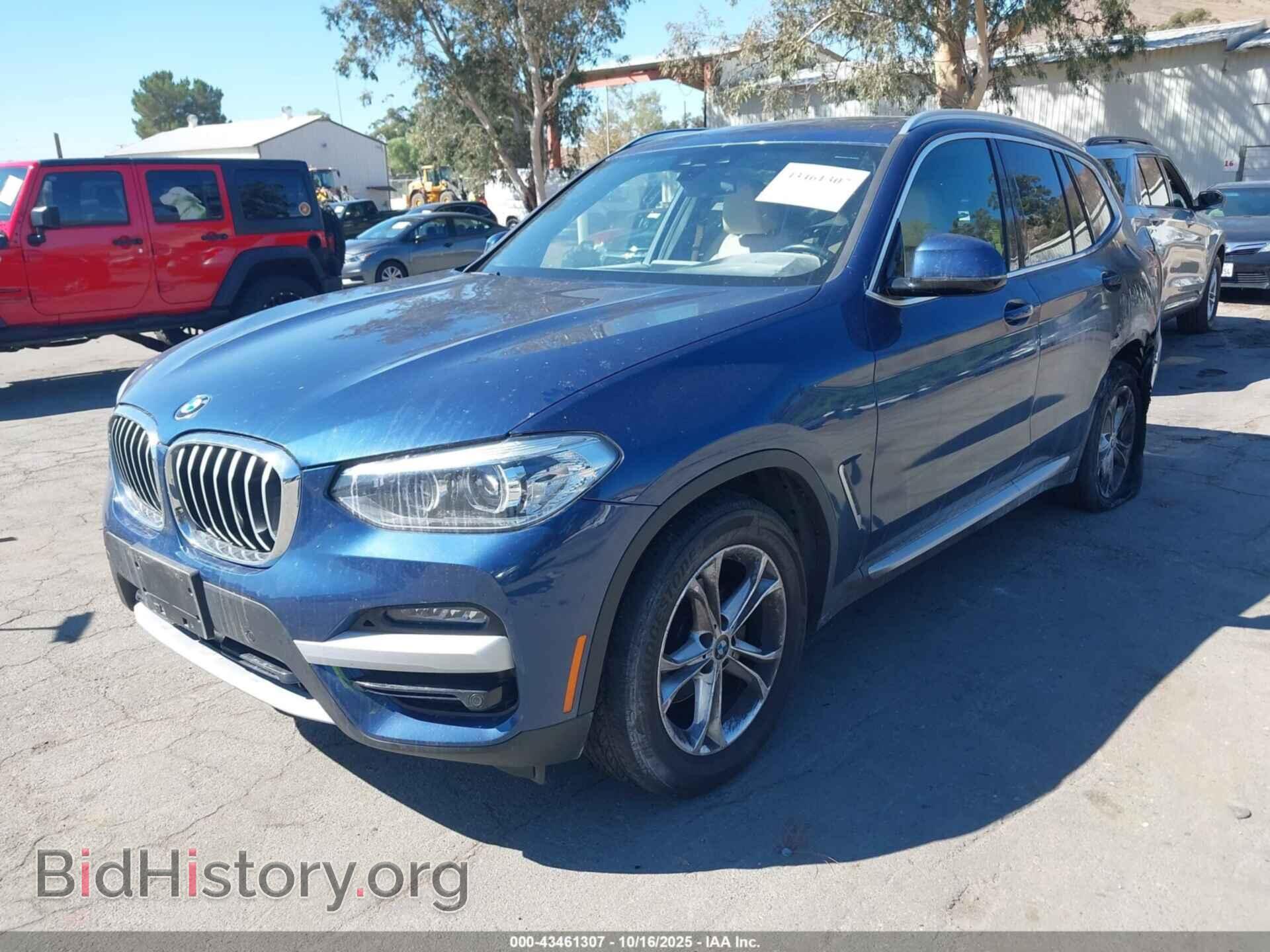 2021 BMW X3 - VIN: 5UXTY5C08M9E04858 - Фото 2