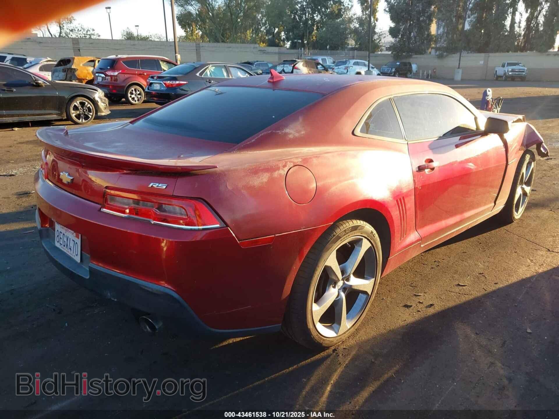 2014 CHEVROLET CAMARO - VIN: 2G1FB1E30E9122246 - Фото 4