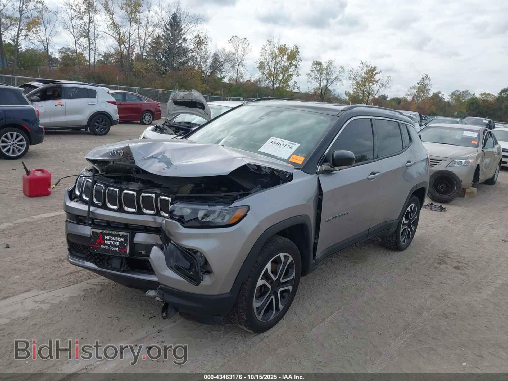 2022 JEEP COMPASS - VIN: 3C4NJDCB7NT112019 - Фото 2