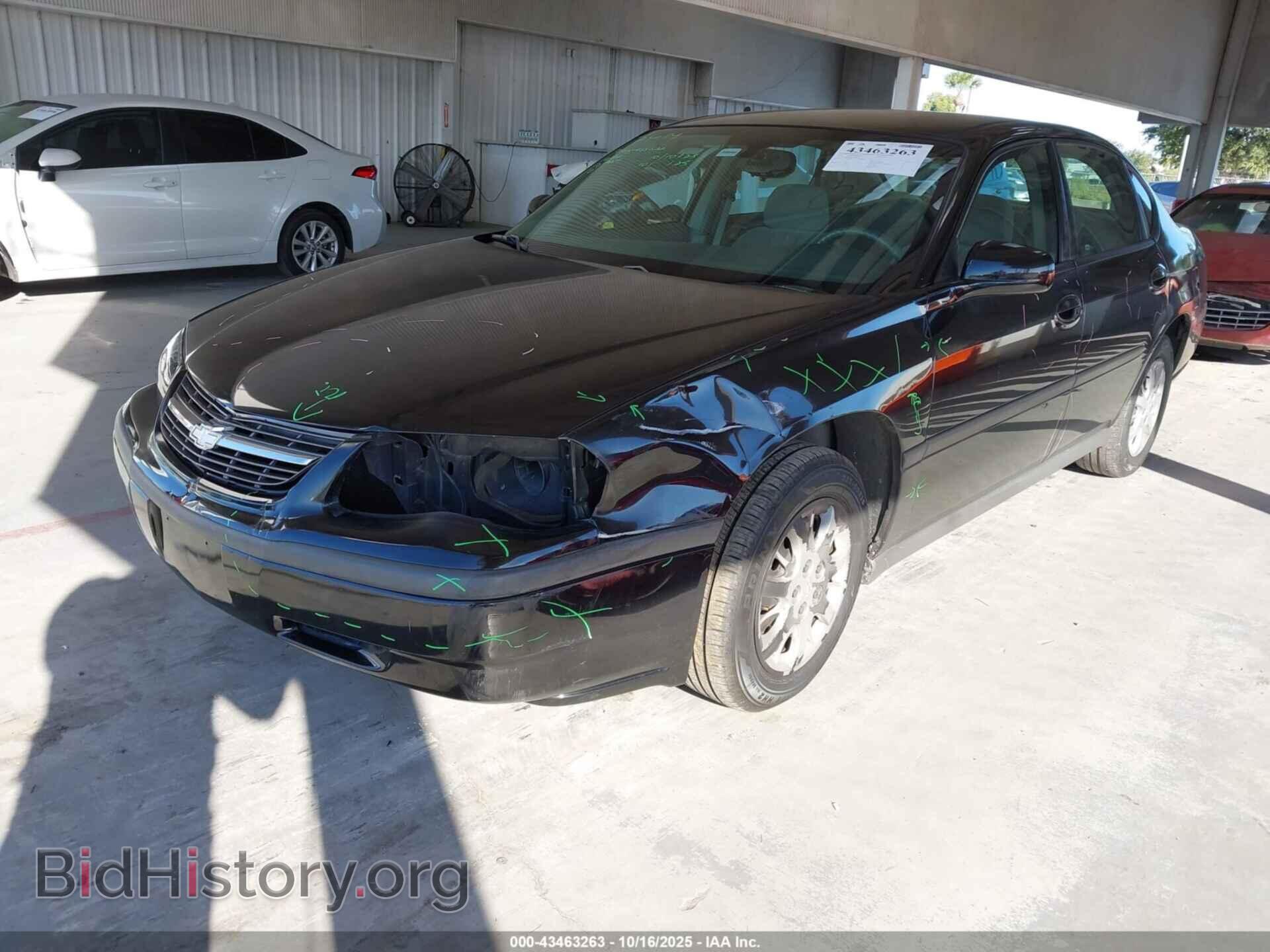 2005 CHEVROLET IMPALA - VIN: 2G1WF52E459304873 - Фото 2
