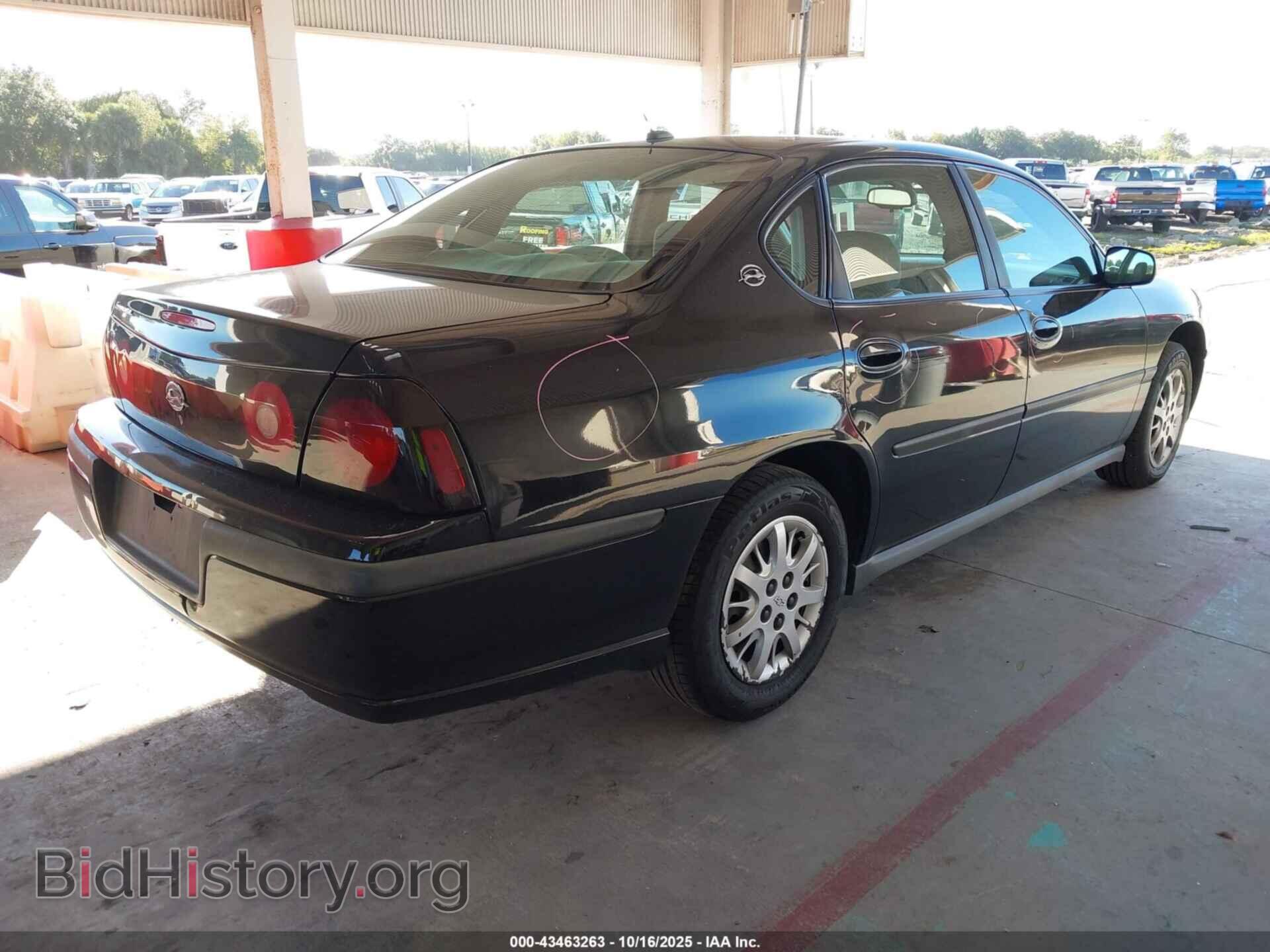 2005 CHEVROLET IMPALA - VIN: 2G1WF52E459304873 - Фото 4