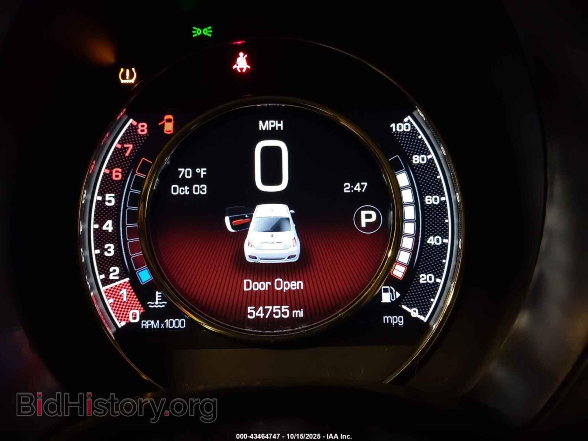 2018 FIAT 500 - VIN: 3C3CFFCH7JT524352 - Фото 7