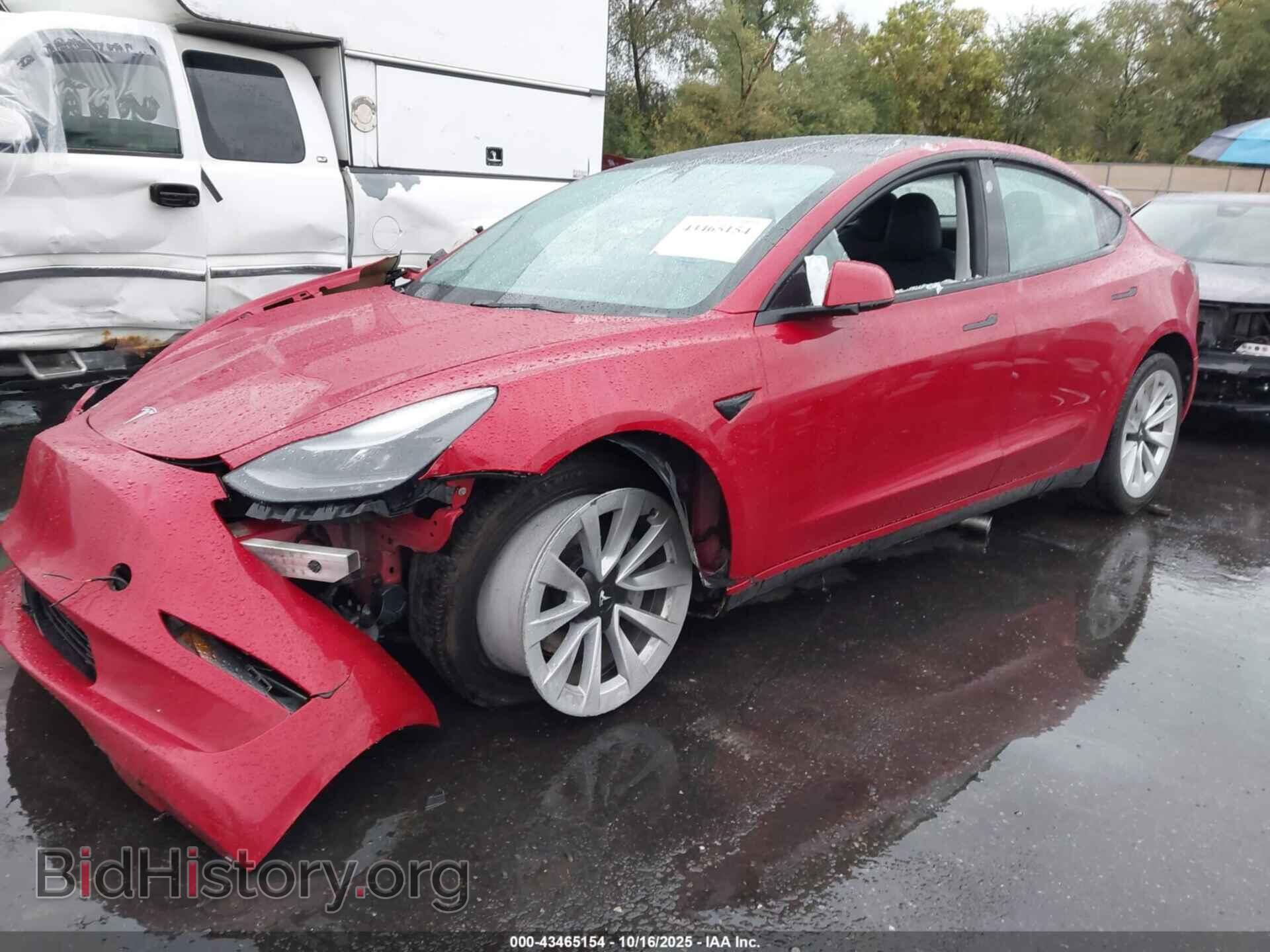 2022 TESLA MODEL 3 - VIN: 5YJ3E1EB5NF208754 - Фото 2