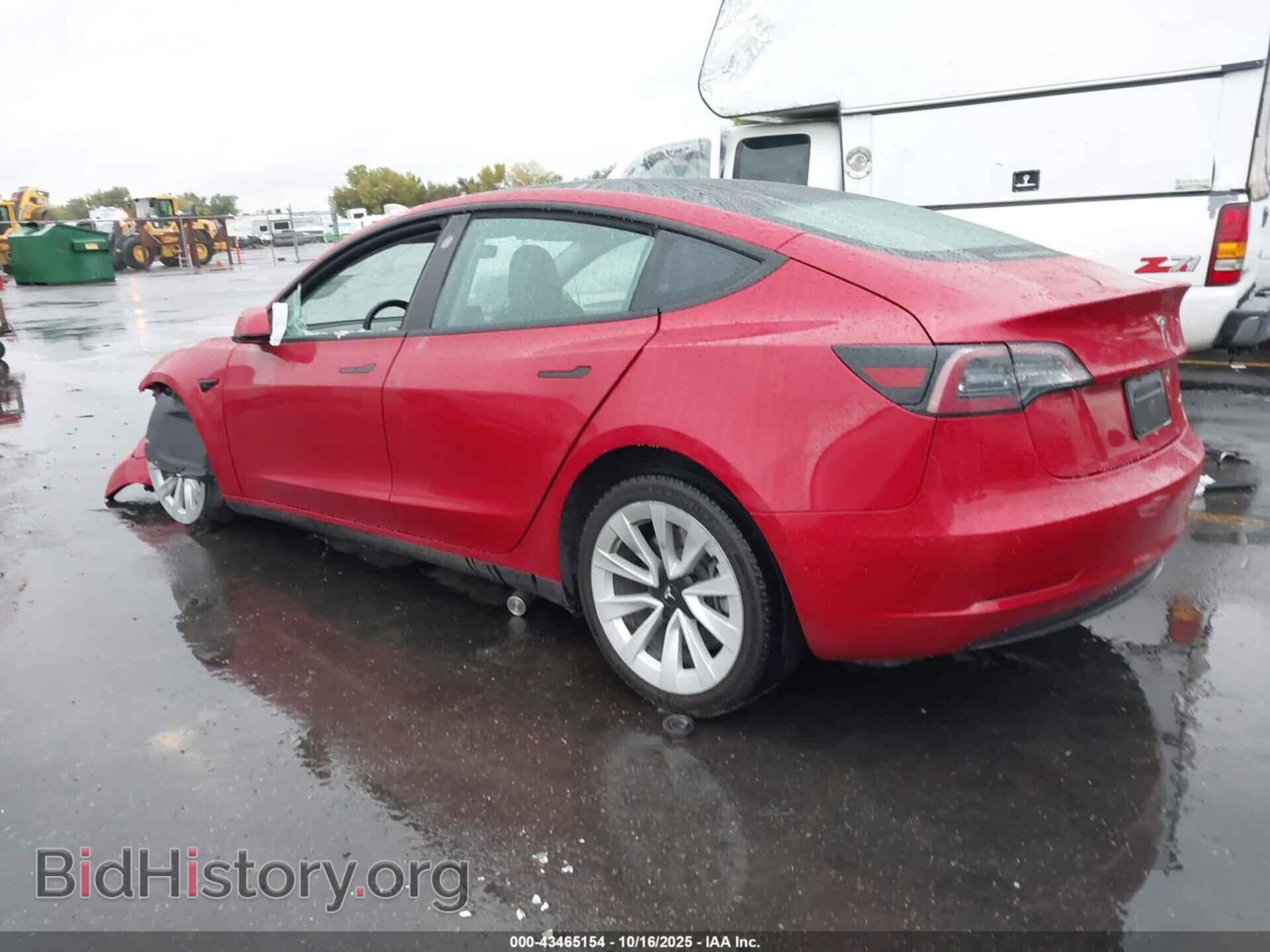 2022 TESLA MODEL 3 - VIN: 5YJ3E1EB5NF208754 - Фото 3