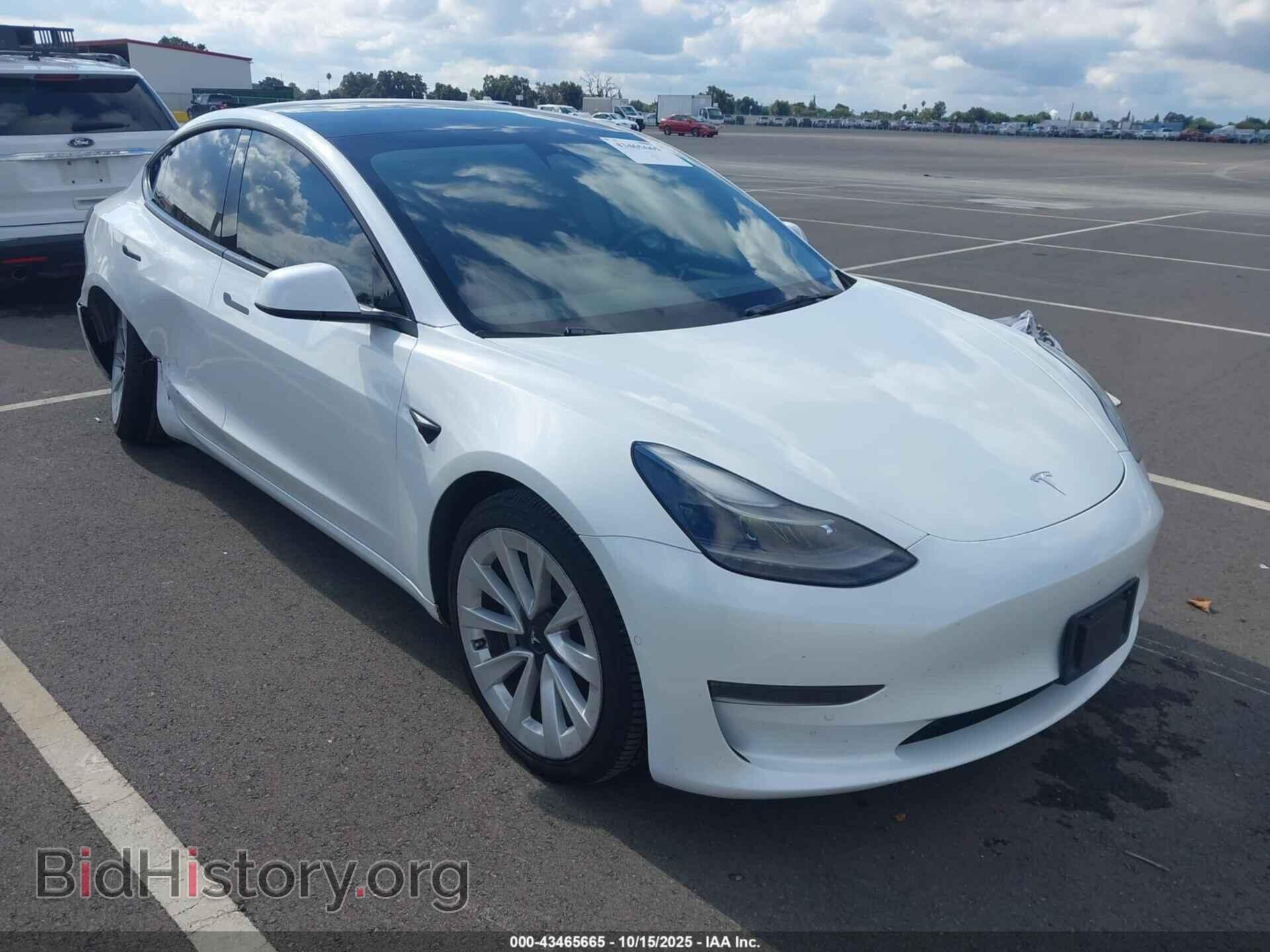 Photo 5YJ3E1EA4NF185216 - TESLA MODEL 3 2022