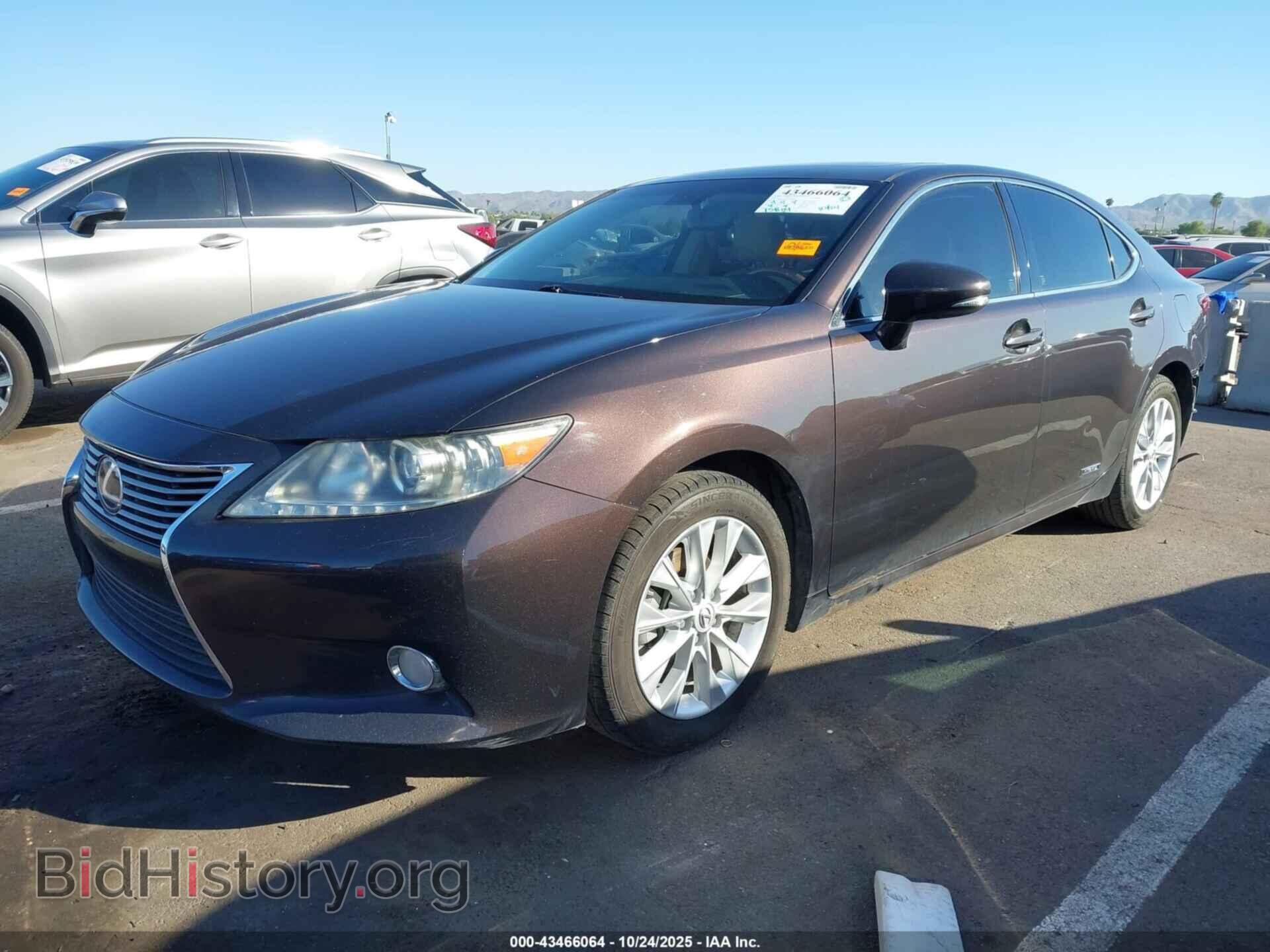 2013 LEXUS ES 300H - VIN: JTHBW1GG8D2021493 - Фото 2