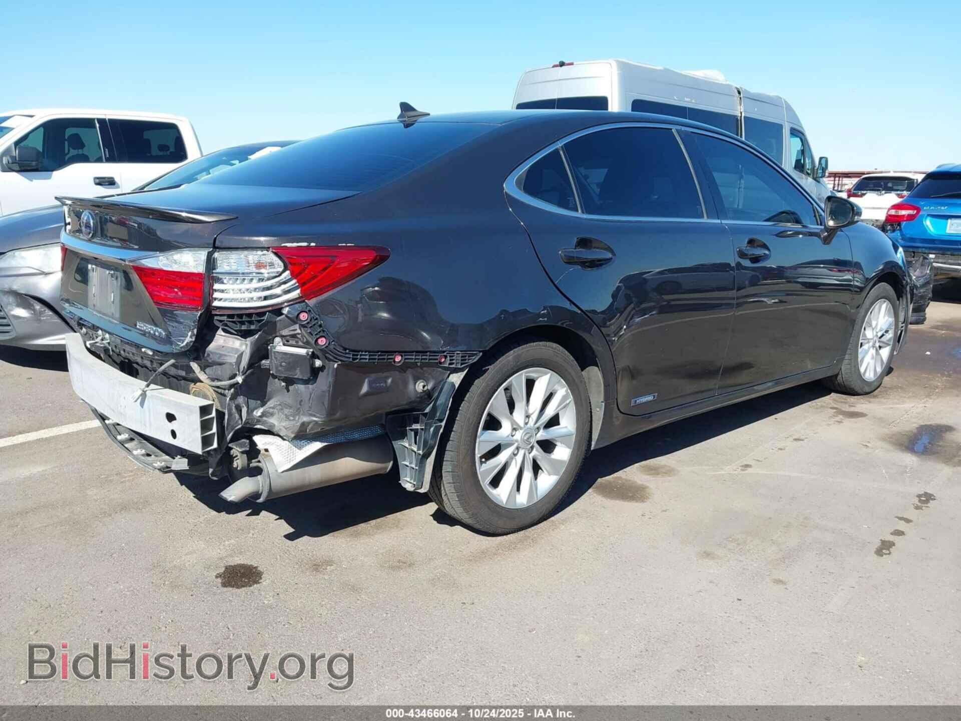 2013 LEXUS ES 300H - VIN: JTHBW1GG8D2021493 - Фото 4