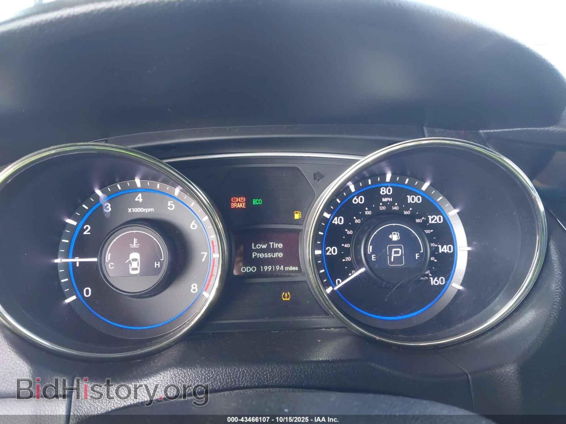 2012 HYUNDAI SONATA - VIN: 5NPEC4AC4CH434846 - Фото 7