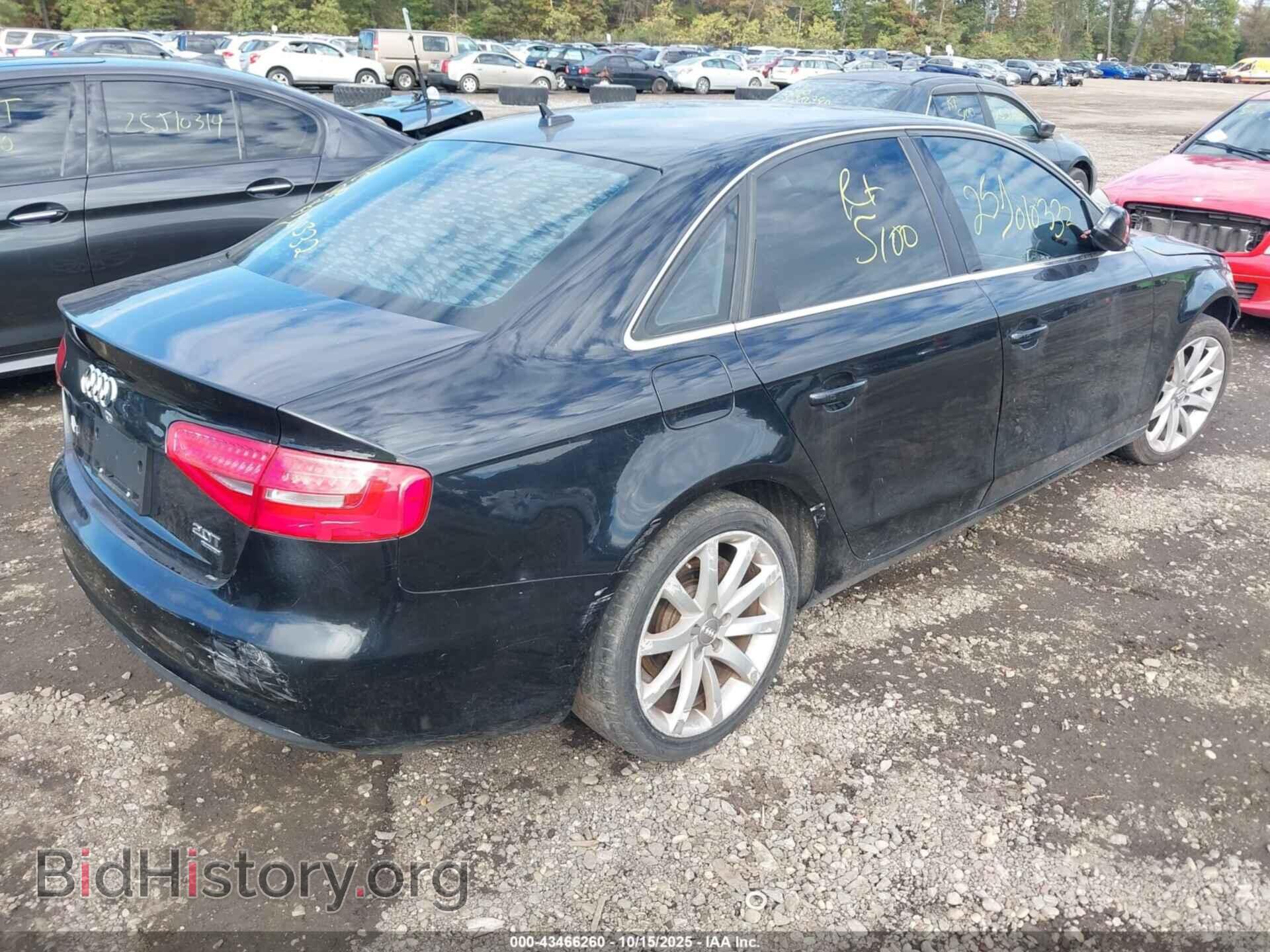 2013 AUDI A4 - VIN: WAUFFAFL4DN022508 - Photo 4