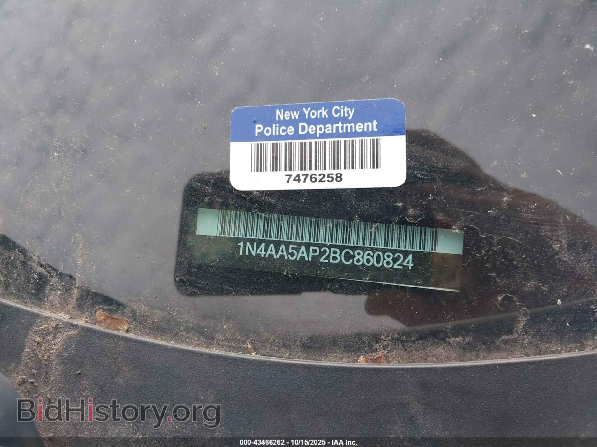 2011 NISSAN MAXIMA - VIN: 1N4AA5AP2BC860824 - Фото 12