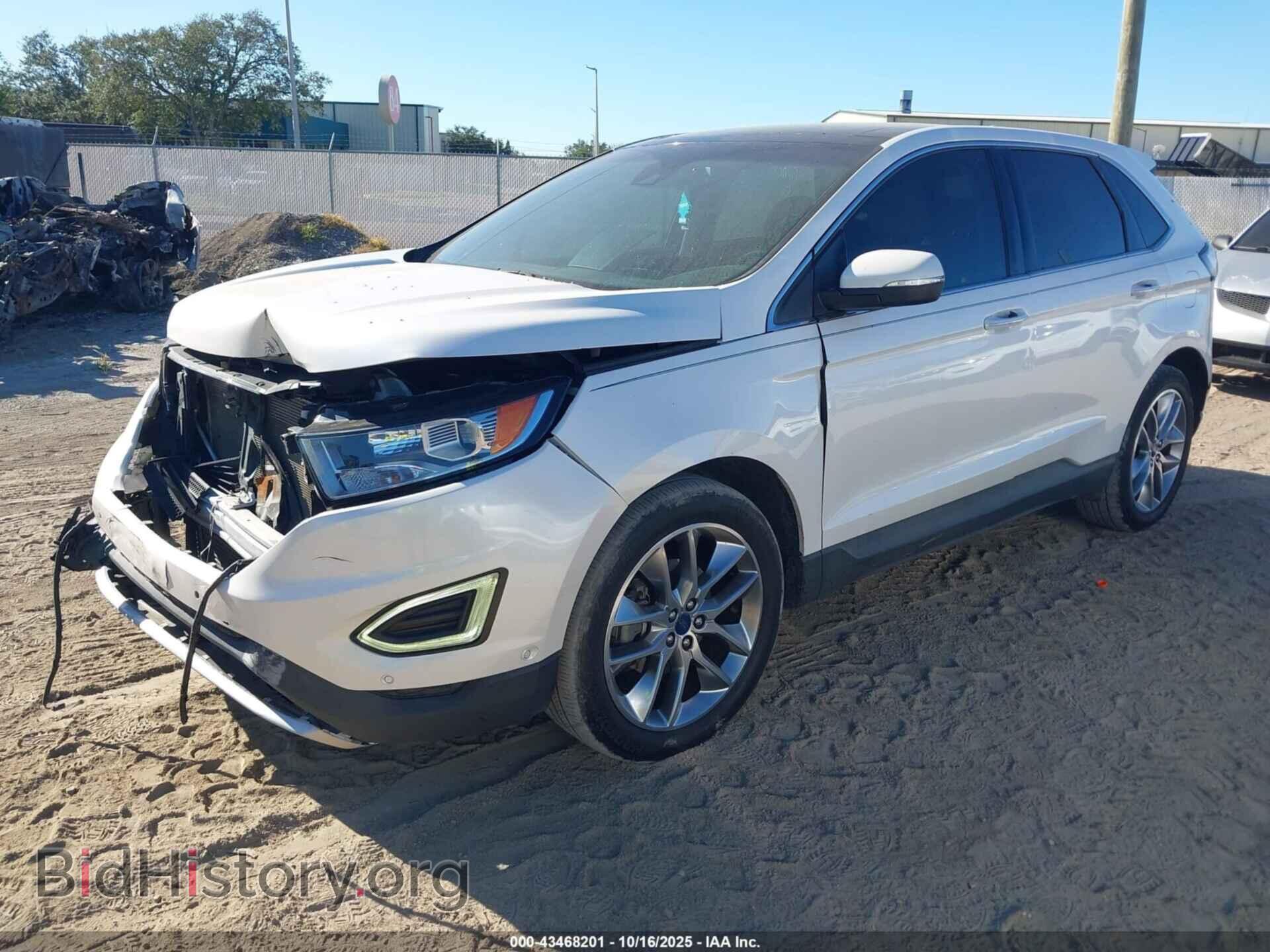 2015 FORD EDGE - VIN: 2FMPK3K93FBB79675 - Фото 2