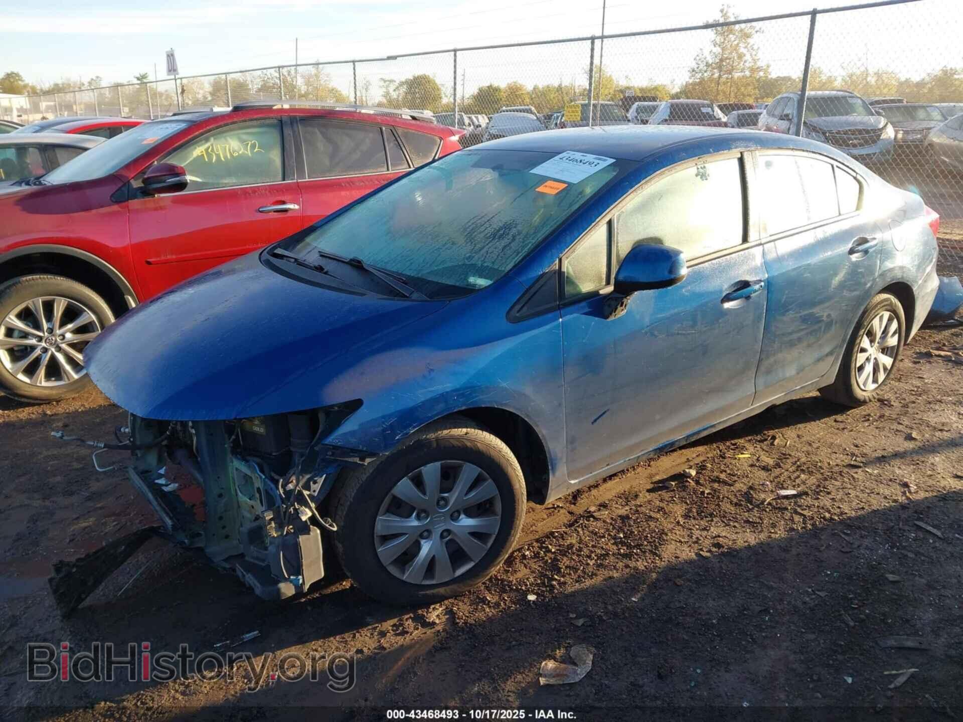 2012 HONDA CIVIC - VIN: 19XFB2F50CE070208 - Фото 2