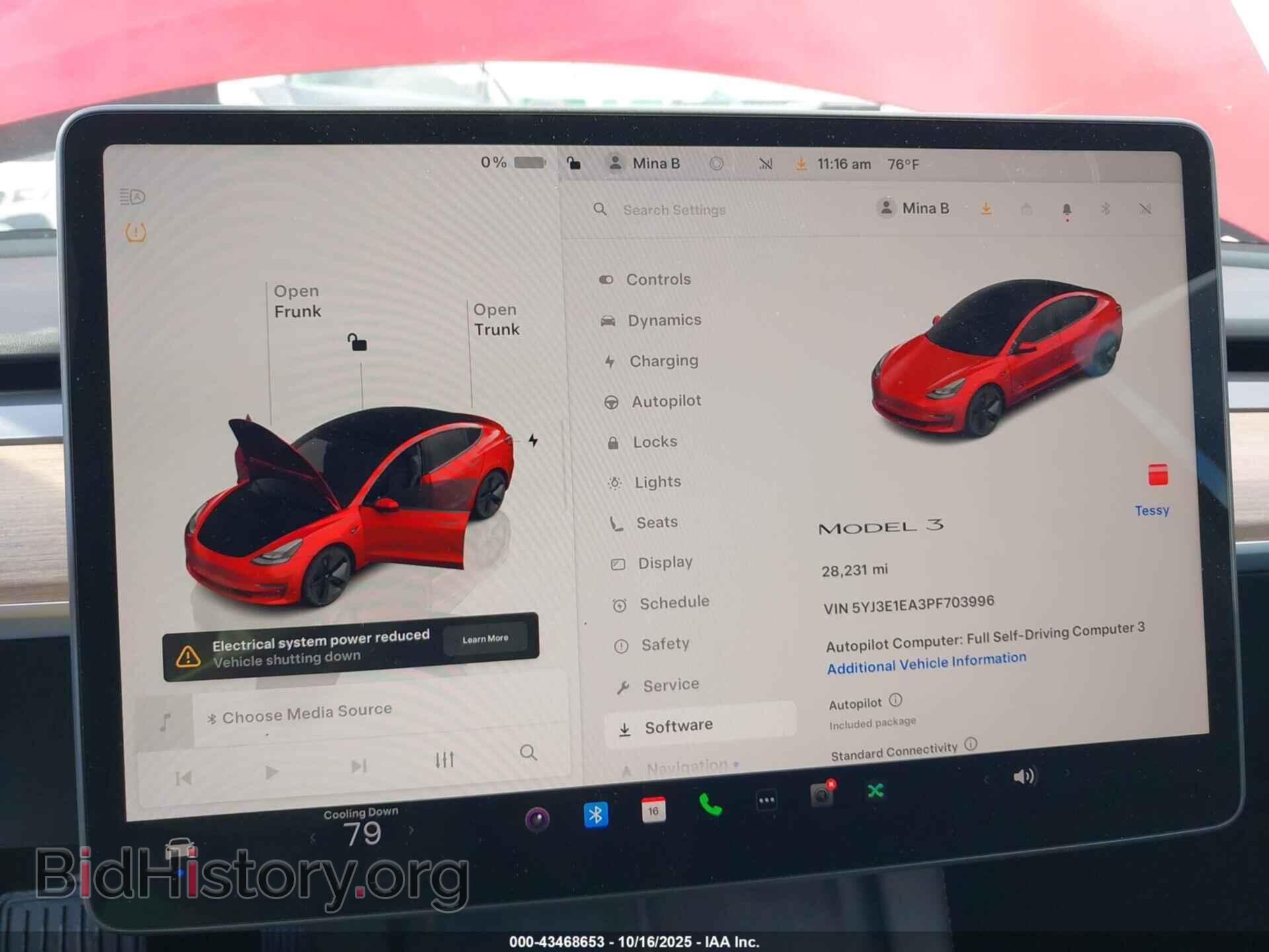 2023 TESLA MODEL 3 - VIN: 5YJ3E1EA3PF703996 - Фото 7