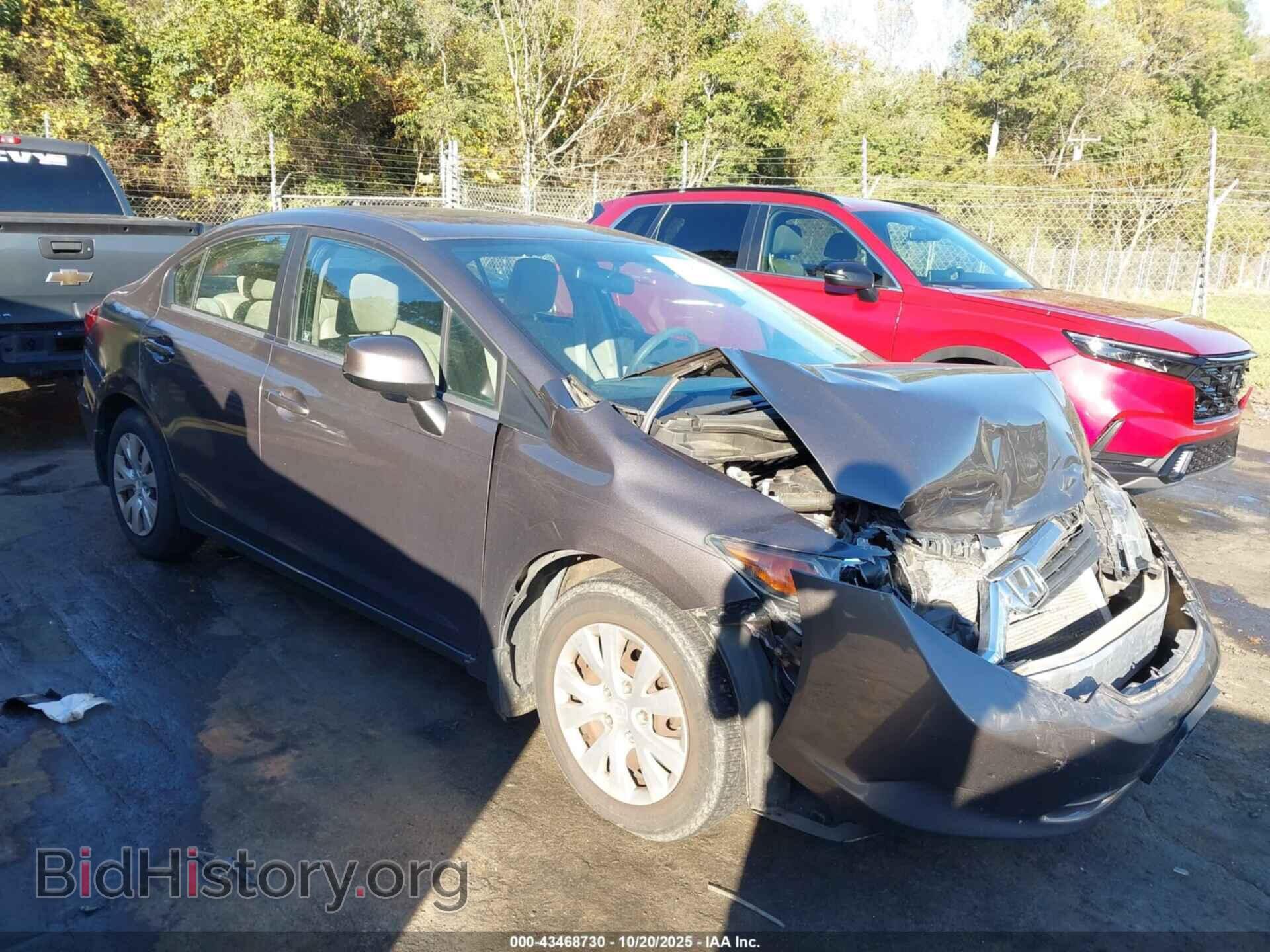 Photo 19XFB2F53CE348602 - HONDA CIVIC 2012