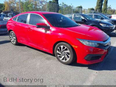 2018 Honda CIVIC EX, красный — VIN 2HGFC2F71JH530719, IAAI