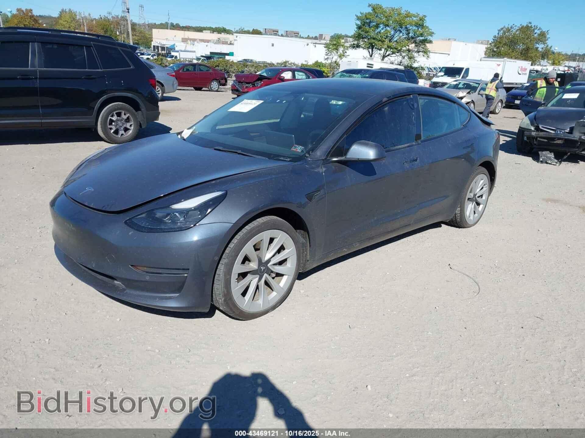 2022 TESLA MODEL 3 - VIN: 5YJ3E1EA5NF376398 - Фото 2