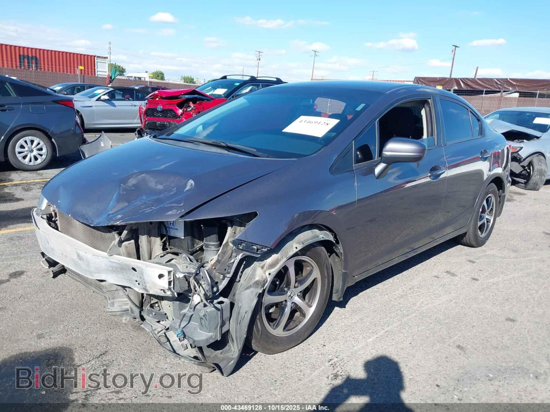 2015 HONDA CIVIC - VIN: 19XFB2F77FE271562 - Фото 2